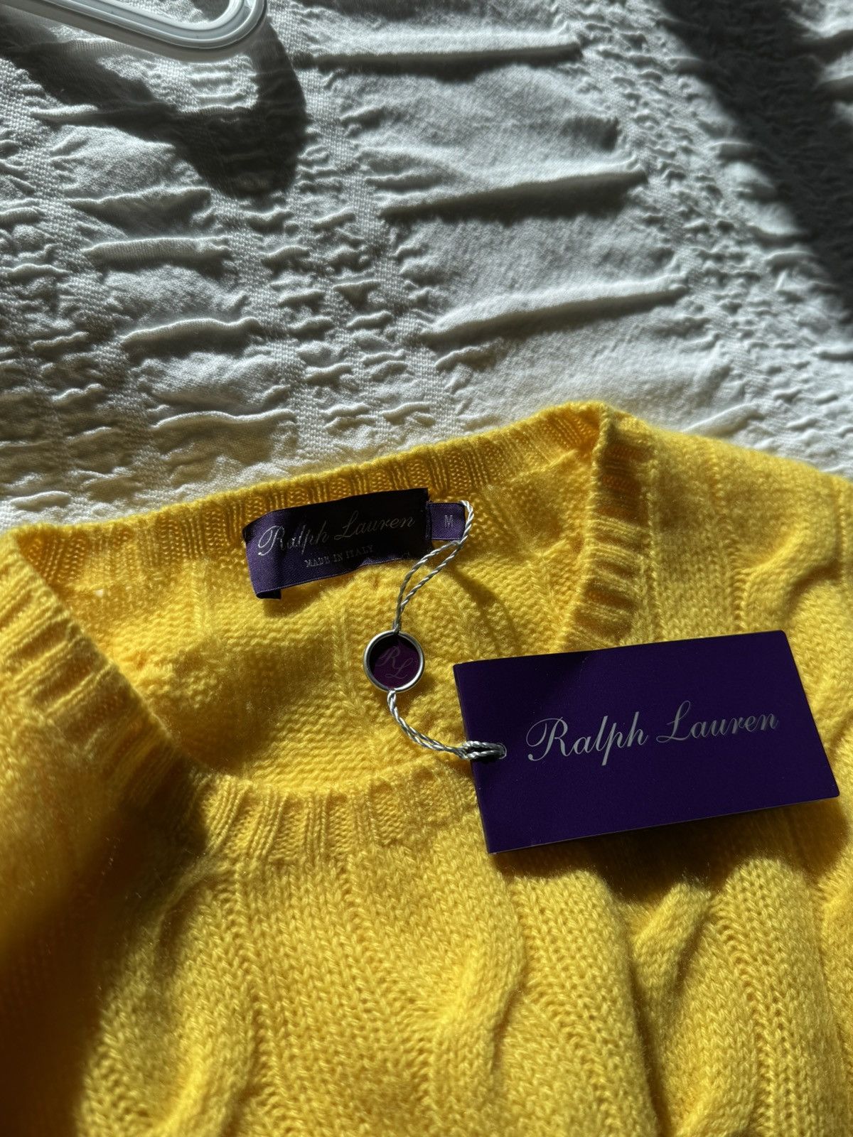 Ralph Lauren Purple Label Ralph lauren purple label 100% cashmere cable knit sweater Size US M / EU 48-50 / 2 - 6 Thumbnail