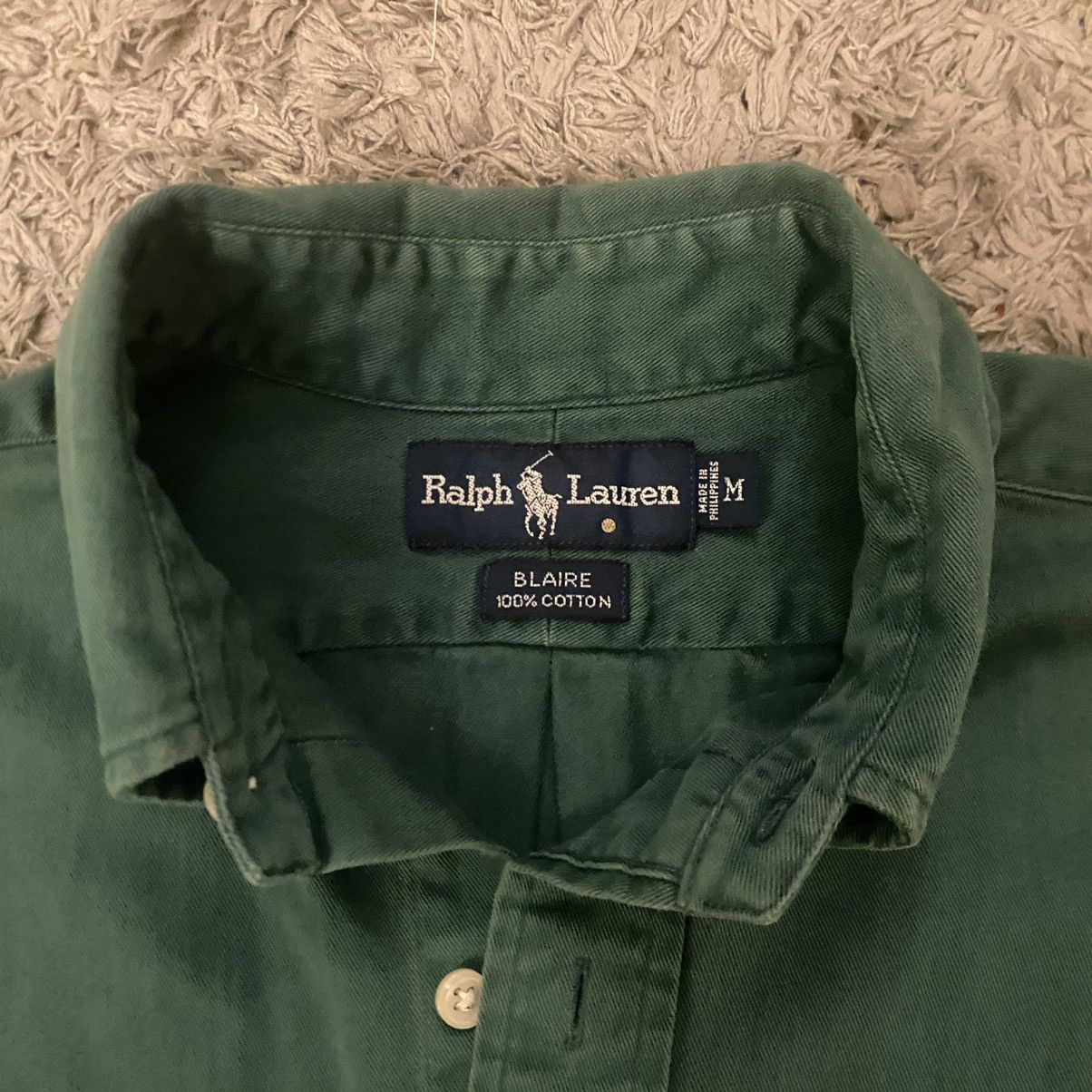 Polo Ralph Lauren × Ralph Lauren Ralph Lauren green button up Size US M / EU 48-50 / 2 - 2 Thumbnail