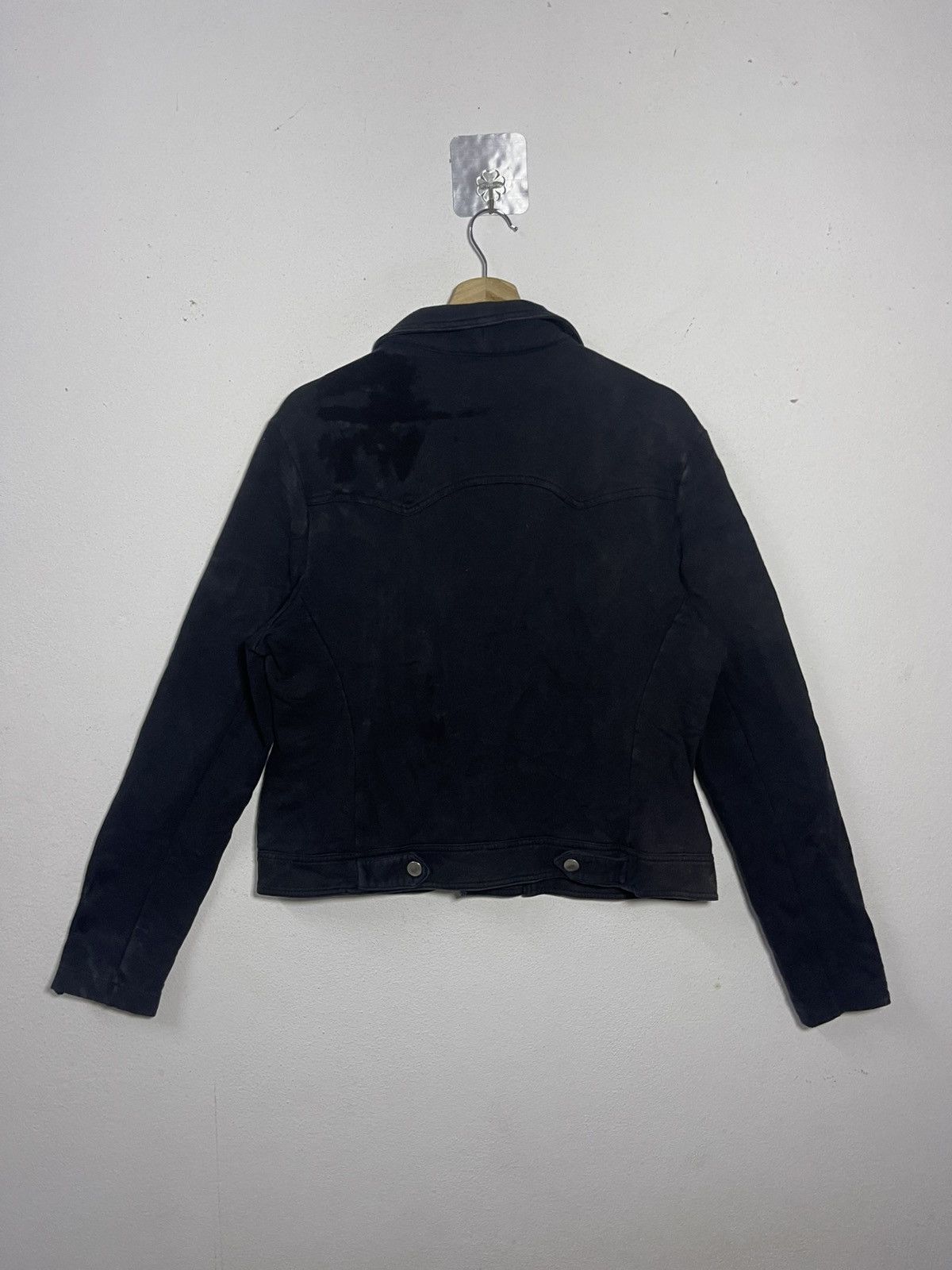 Norma Kamali Norma Kamali Black Moto Jacket Size L / US 10 / IT 46 - 3 Thumbnail