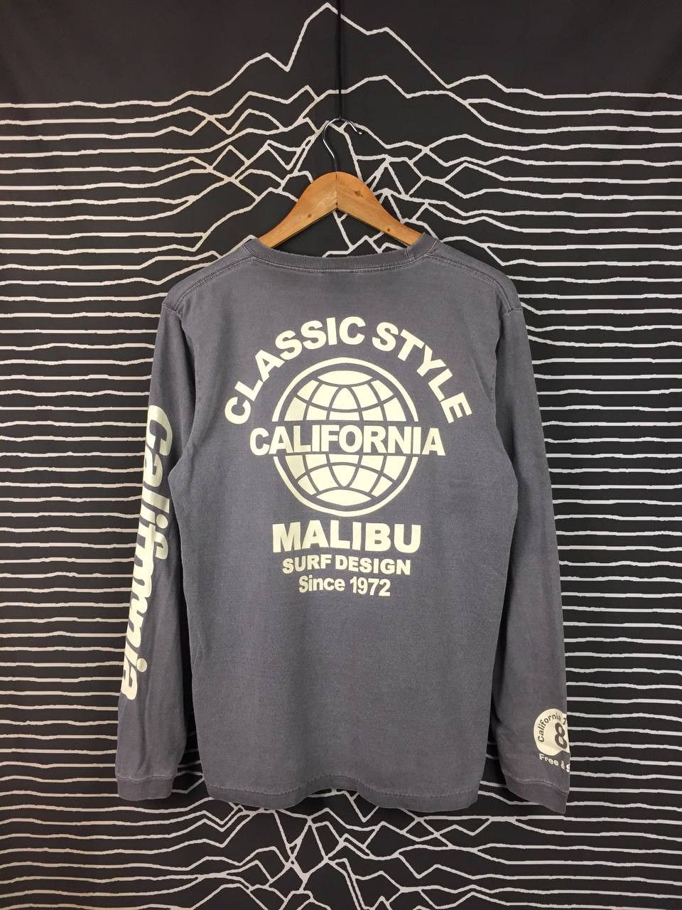 Vintage Vtg California Malibu Surf Design Long Sleeve Tee Size US M / EU 48-50 / 2 - 2 Thumbnail