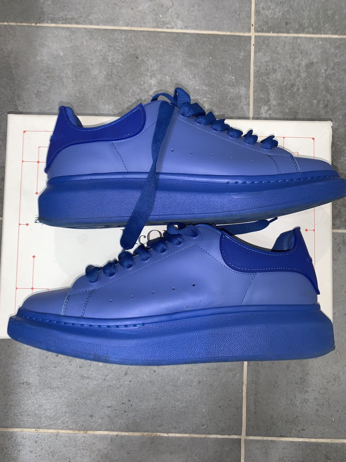 image of Alexander Mcqueen Cobalt Blue Shoes, Men's (Size 9)