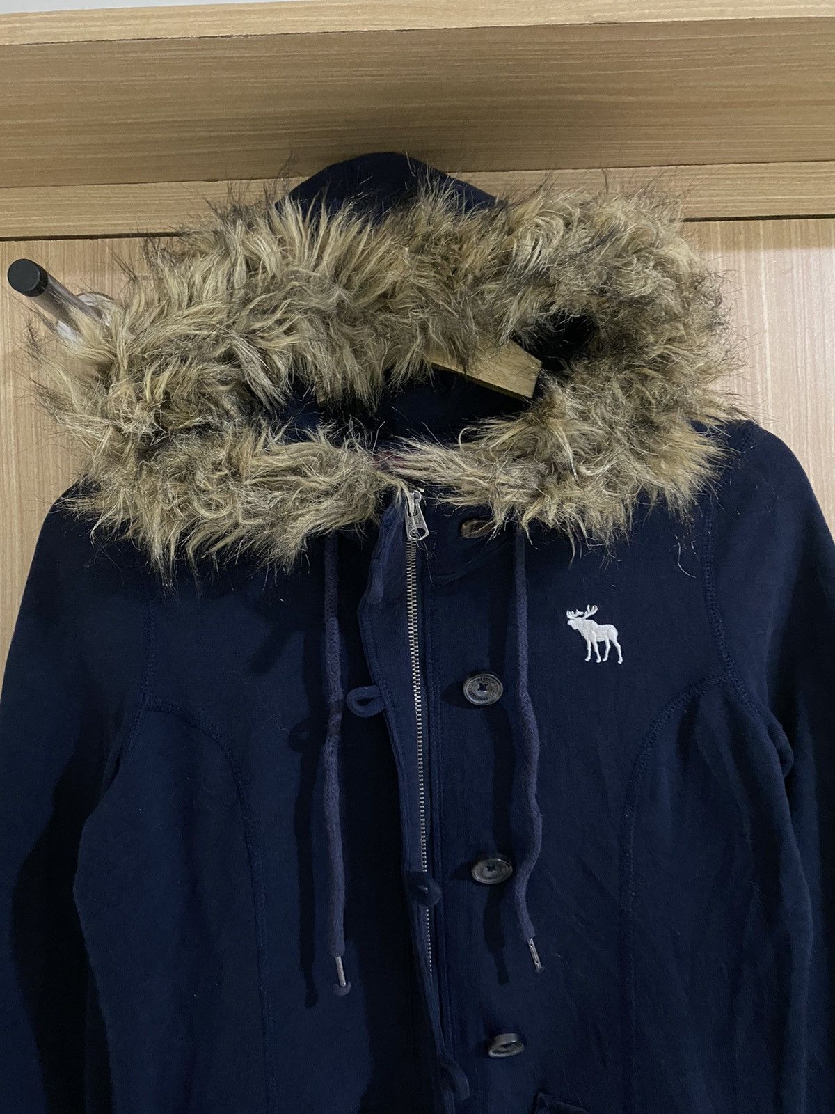 Abercrombie & Fitch × If Six Was Nine × Le Grande Bleu (L.G.B.) Abercrombie & fitch new york zip fur hoodie ifsixwasnine lgb Size US S / EU 44-46 / 1 - 2 Thumbnail