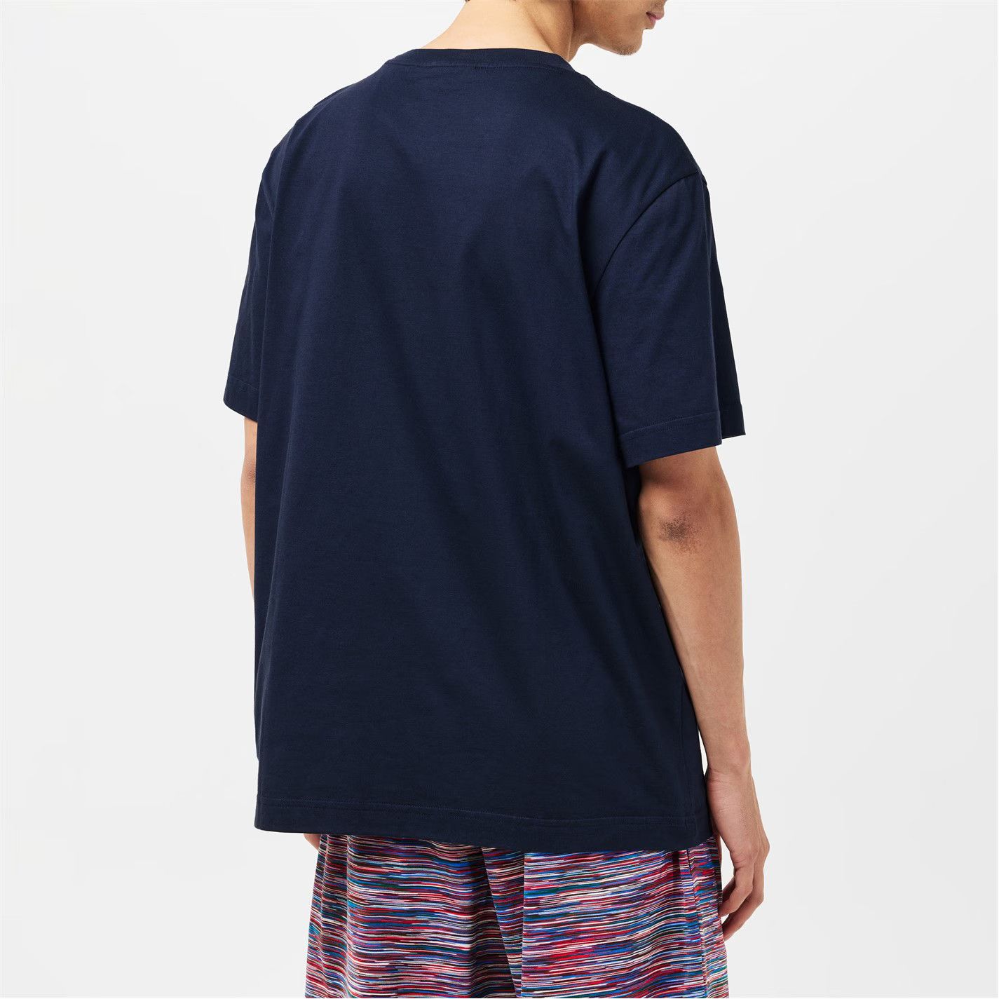 Missoni o1g2r1mq0426 Embroidered Logo T-Shirt in Navy Size US S / EU 44-46 / 1 - 5 Thumbnail