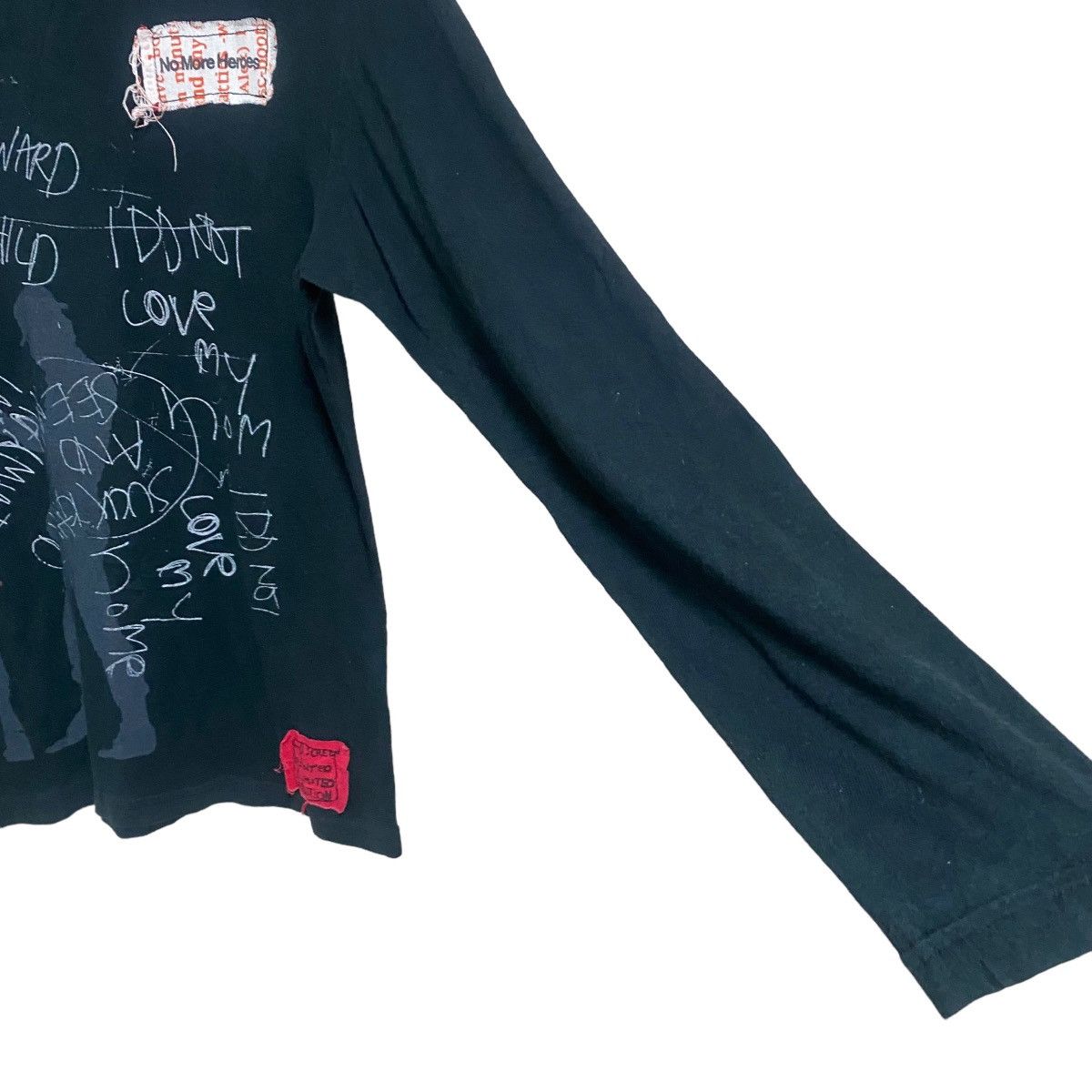 Vintage Vintage Keanan Duffty Shirt Longsleeve 'No More Heroes' Size US M / EU 48-50 / 2 - 5 Thumbnail