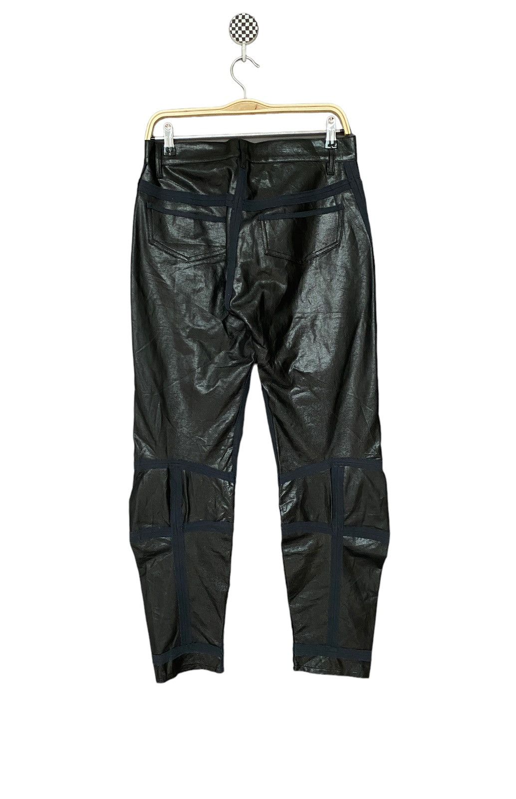 SHINICHIRO ARAKAWA Vintage Brand Shinichiro Arakawa Leather Pants 1990s Size US 29 - 2 Thumbnail