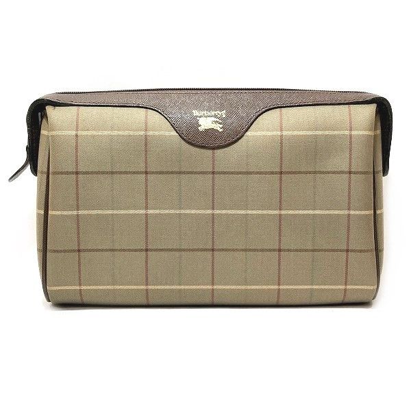 Burberry Burberry Burberry Canvas Clutch Bag Unisex Canvas Clutch Bag in Good Condition Size ONE SIZE - 1 Thumbnail