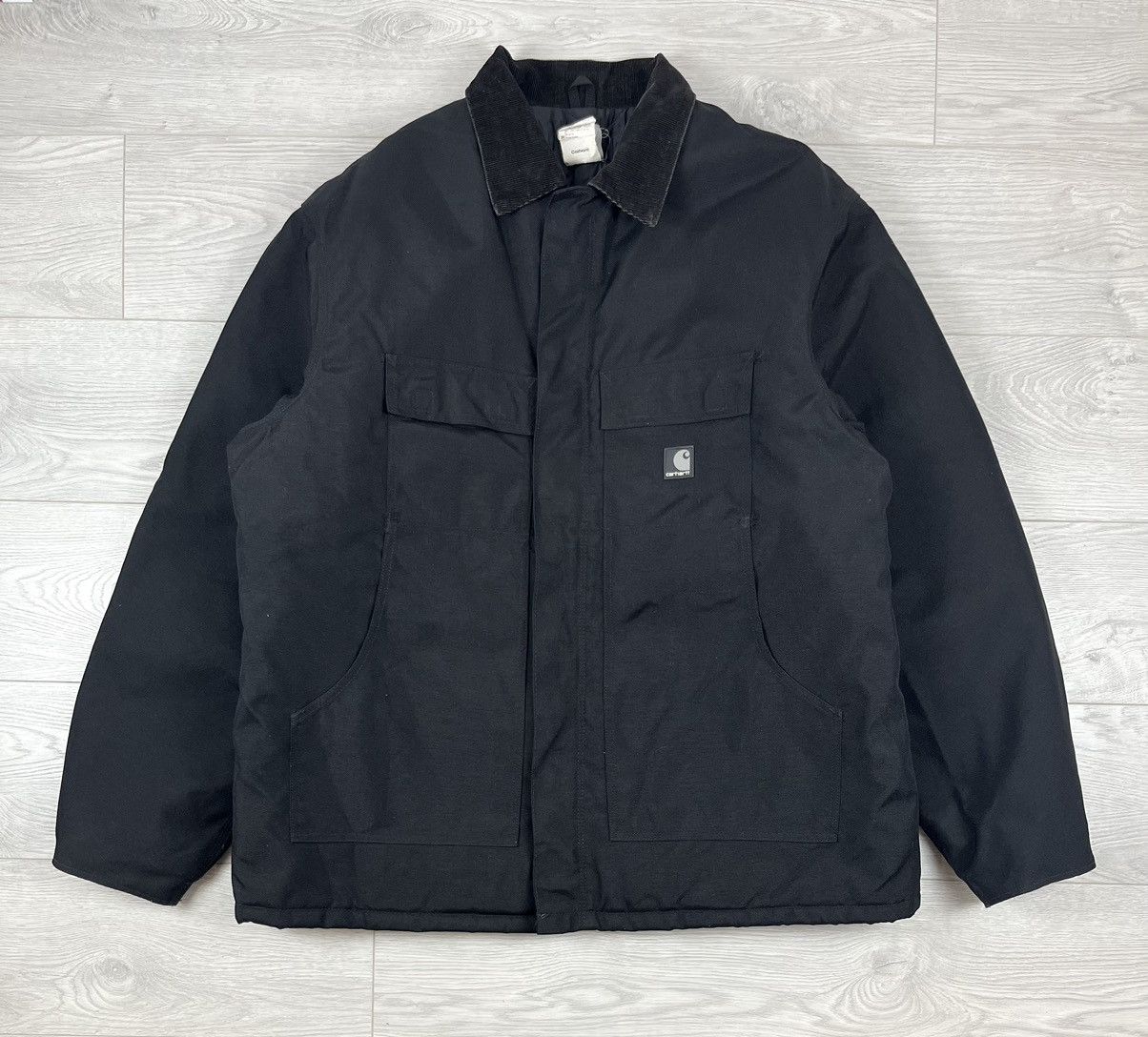 Carhartt Black Michigan Cordura Insulated Work Jacket XXL