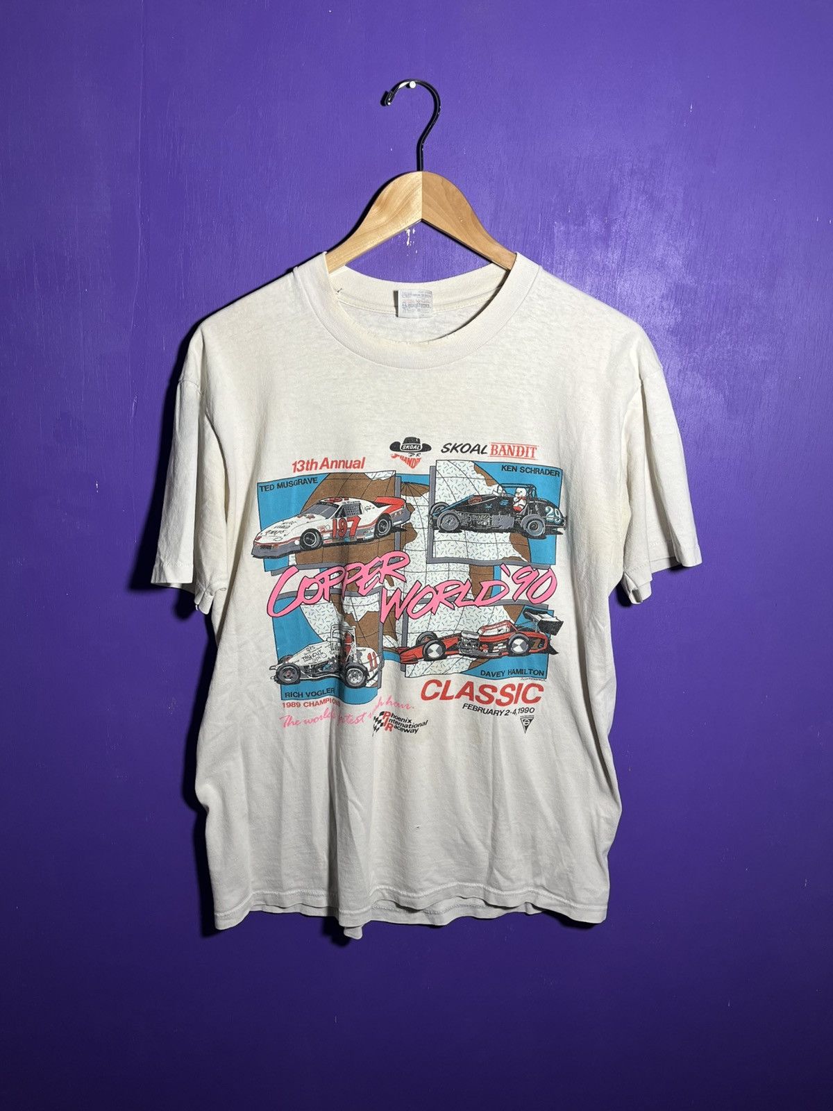 NASCAR × Vintage Vintage 1990 Skoal bandit Phoenix raceway t-shirt Size US L / EU 52-54 / 3 - 1 Thumbnail