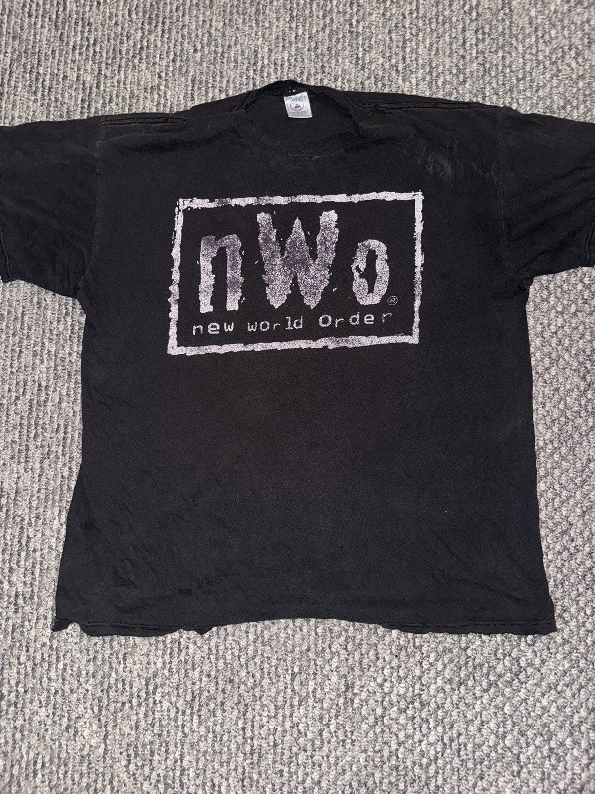 image of Wcwnwo New World Order Official T Shirt in Black, Men's (Size XL)