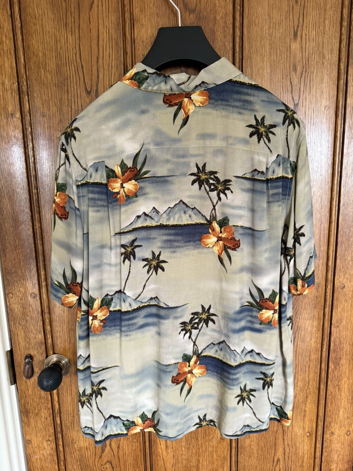 Celine $1.1k SS23 Celine volcano Hawaiian palm tree camp shirt Hedi Size US M / EU 48-50 / 2 - 16 Thumbnail