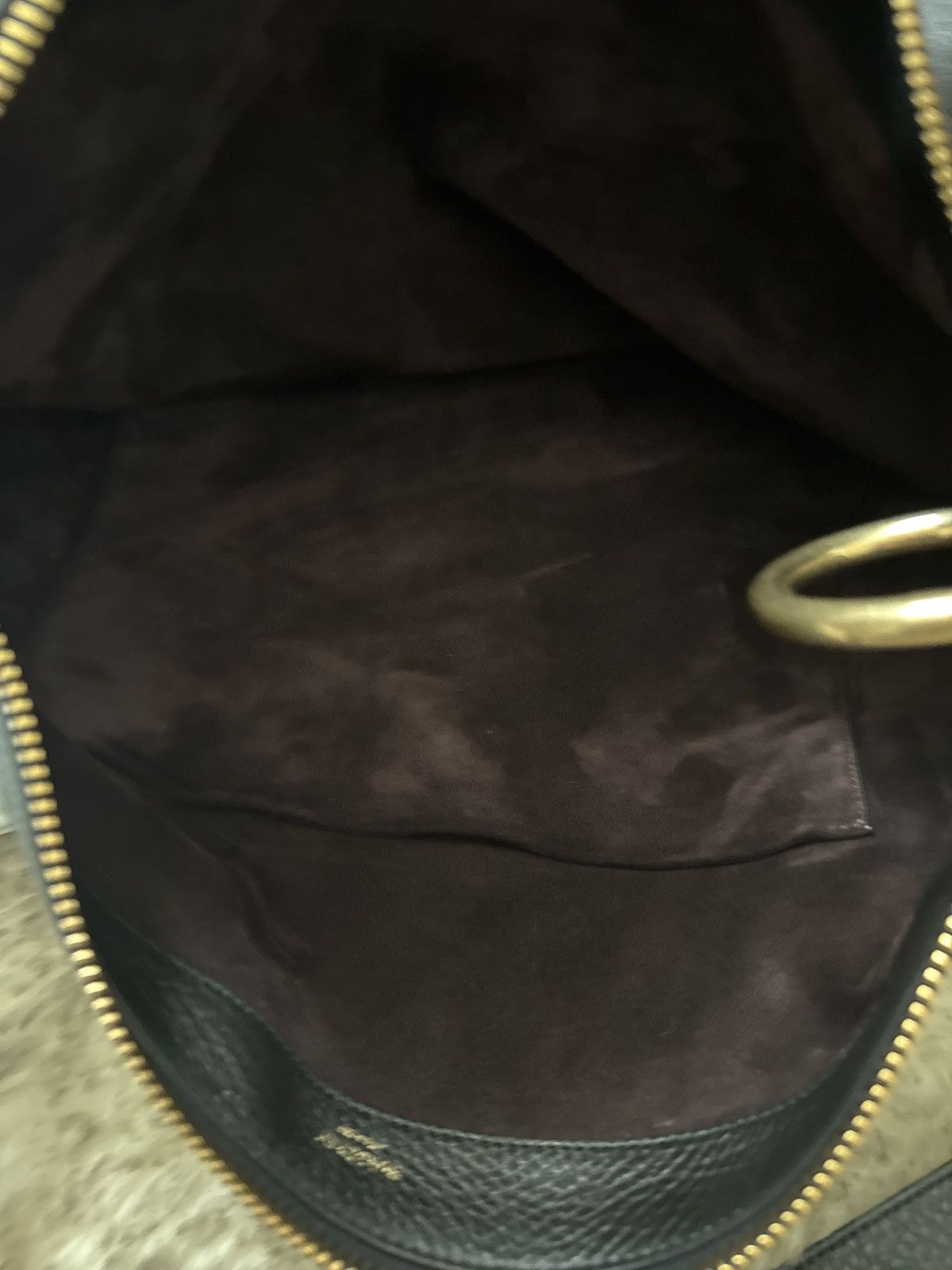 Burberry Like a New! Black Leather Large Tote Bag Size ONE SIZE - 6 Thumbnail