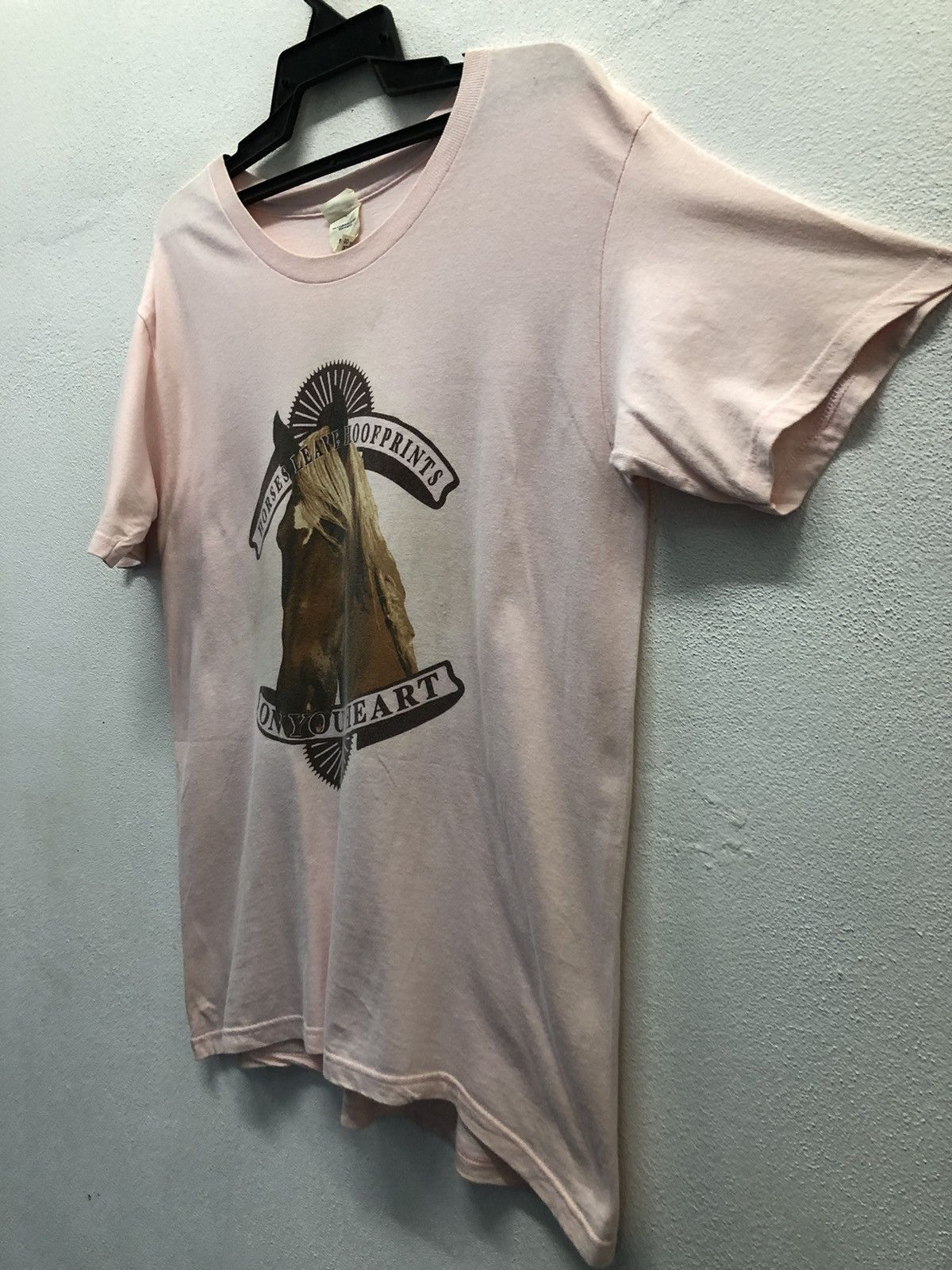 Vintage Quail Hollow House Sleave Hoofprints On Your Heart T-Shirt Size US L / EU 52-54 / 3 - 5 Thumbnail