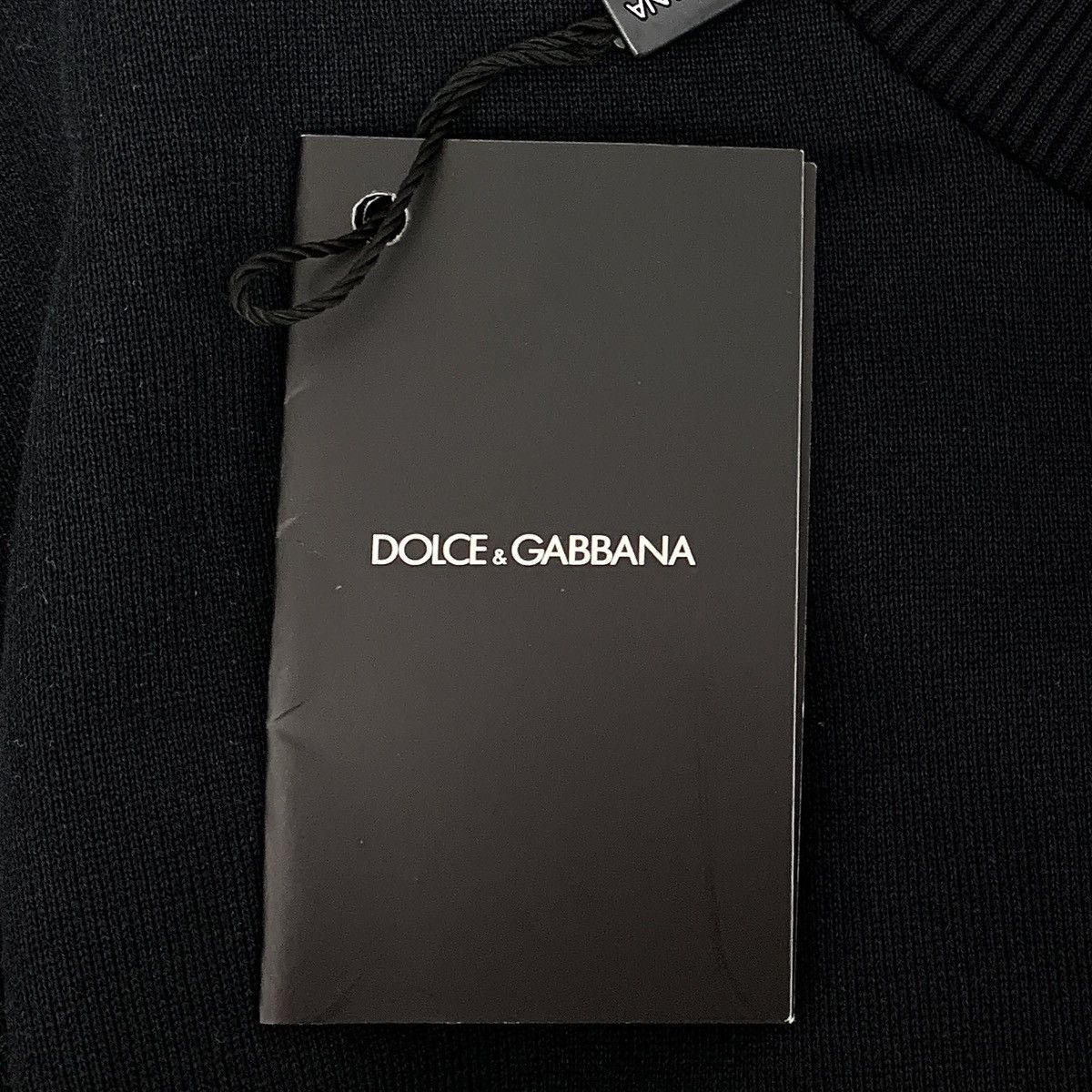 Dolce & Gabbana Dolce & Gabbana Black Angel Long Sleeve Sweatshirt K26WX Size US L / EU 52-54 / 3 - 7 Thumbnail