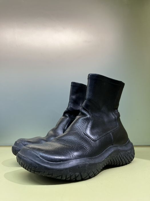 Prada Prada Vibram Chunky Leather Vintage Boots Grailed