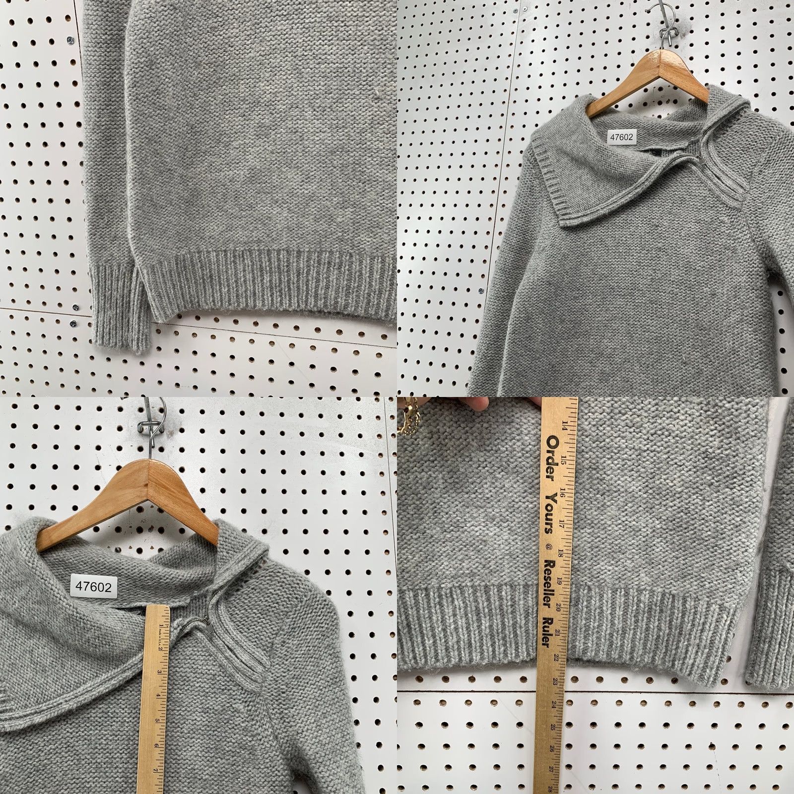 Banana Republic Banana Republic Merino Wool Sweater Womens XS Gray Alpaca Blend Knit Cowl Dolman Sleeve Pullover Knit Wool Cowl Neck Casual Size XS / US 0-2 / IT 36-38 - 8 Thumbnail