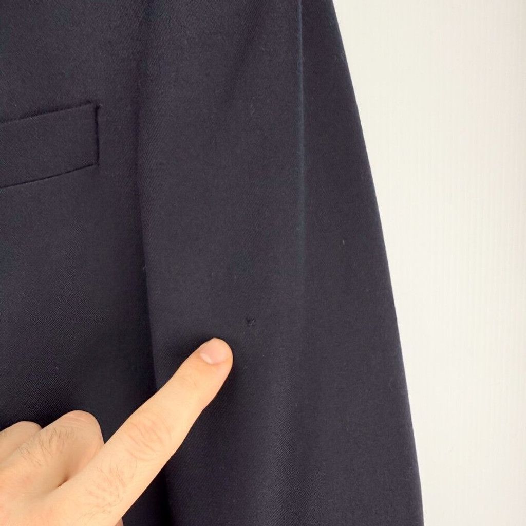 Aquascutum AQUASCUTUM Navy Blue Jacket Brass Button Luxury FLAW UK 37 s Size 38S - 4 Thumbnail