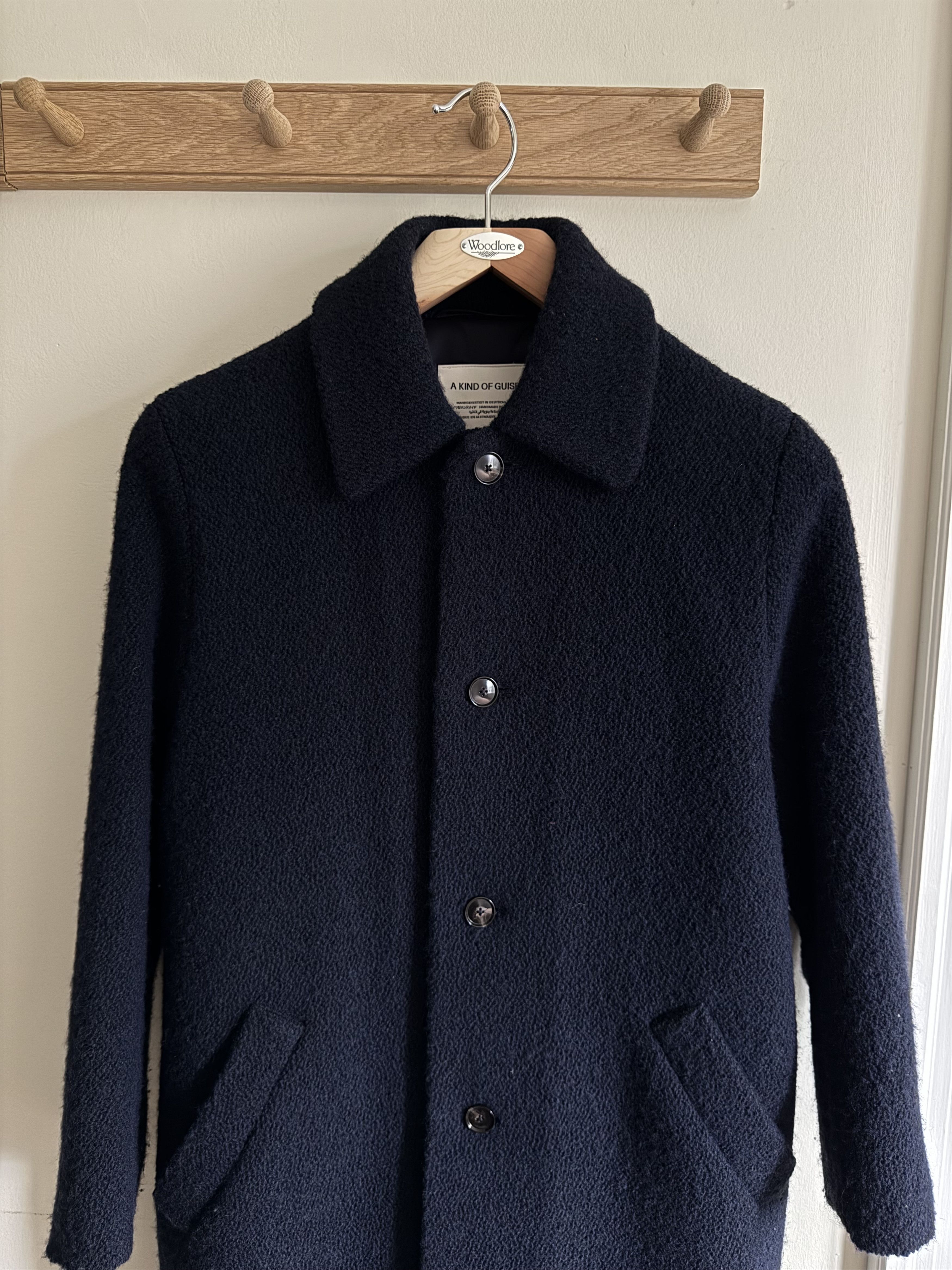 A Kind Of Guise Mcnamara Mac Coat - Blue Night (Tailored/shortened XS) Size US S / EU 44-46 / 1 - 7 Thumbnail