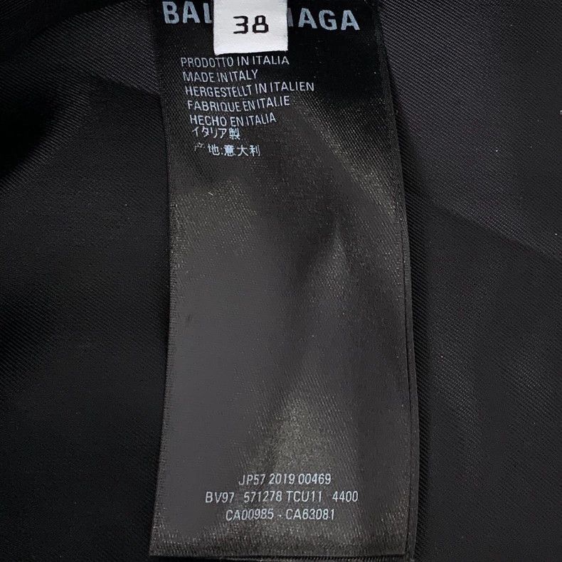Other Balenciaga size 38 Color-block plaid wool lapel long-sleev Size US S / EU 44-46 / 1 - 6 Thumbnail