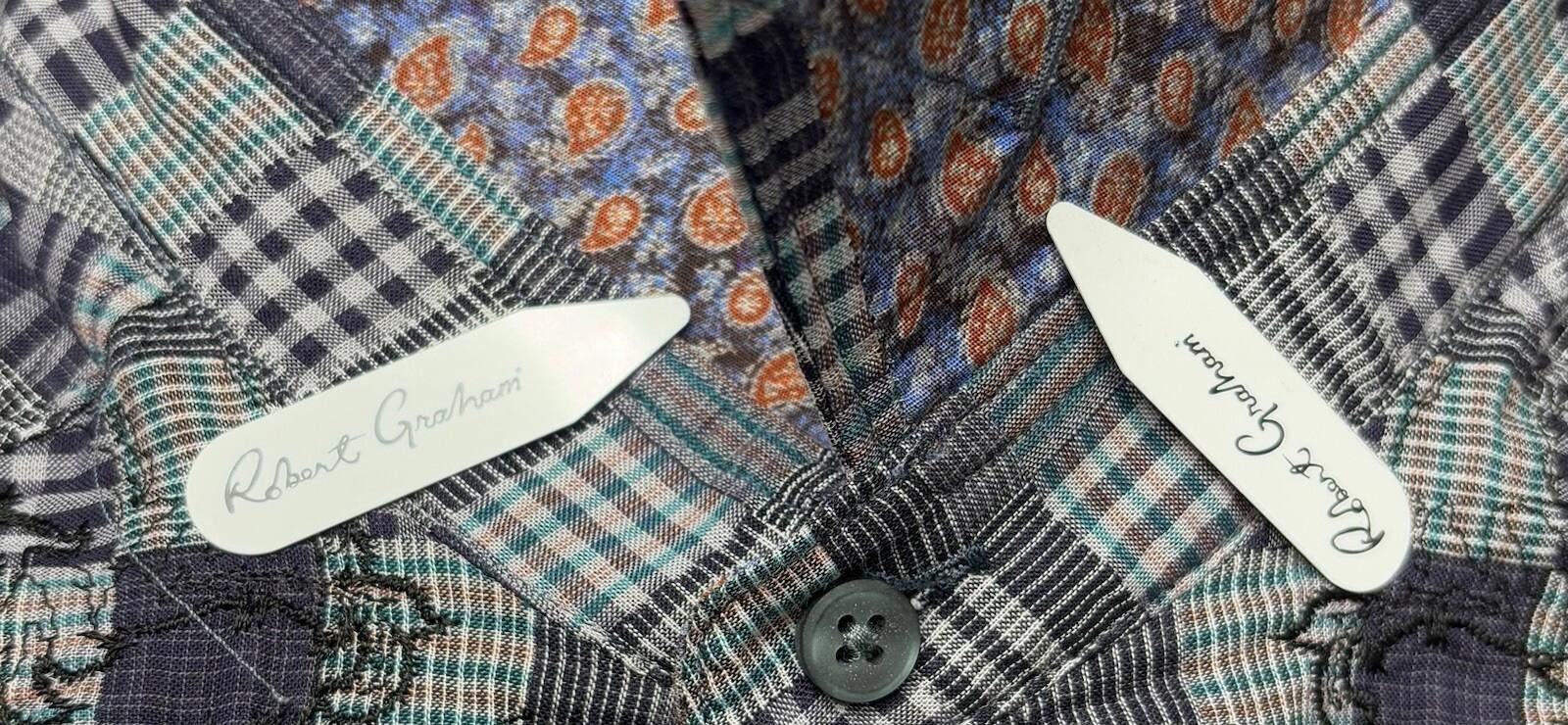 Robert Graham Robert Graham Shirt Mens S Classic Fit Embroidered Patchwork Size US S / EU 44-46 / 1 - 6 Thumbnail