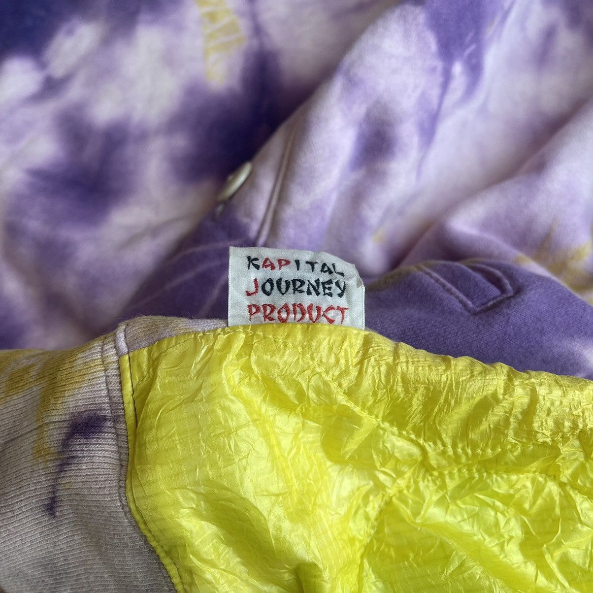 Kapital Journey Product Bibark Tie-Dye Hybrid Quilted Cardigan Size US L / EU 52-54 / 3 - 3 Thumbnail