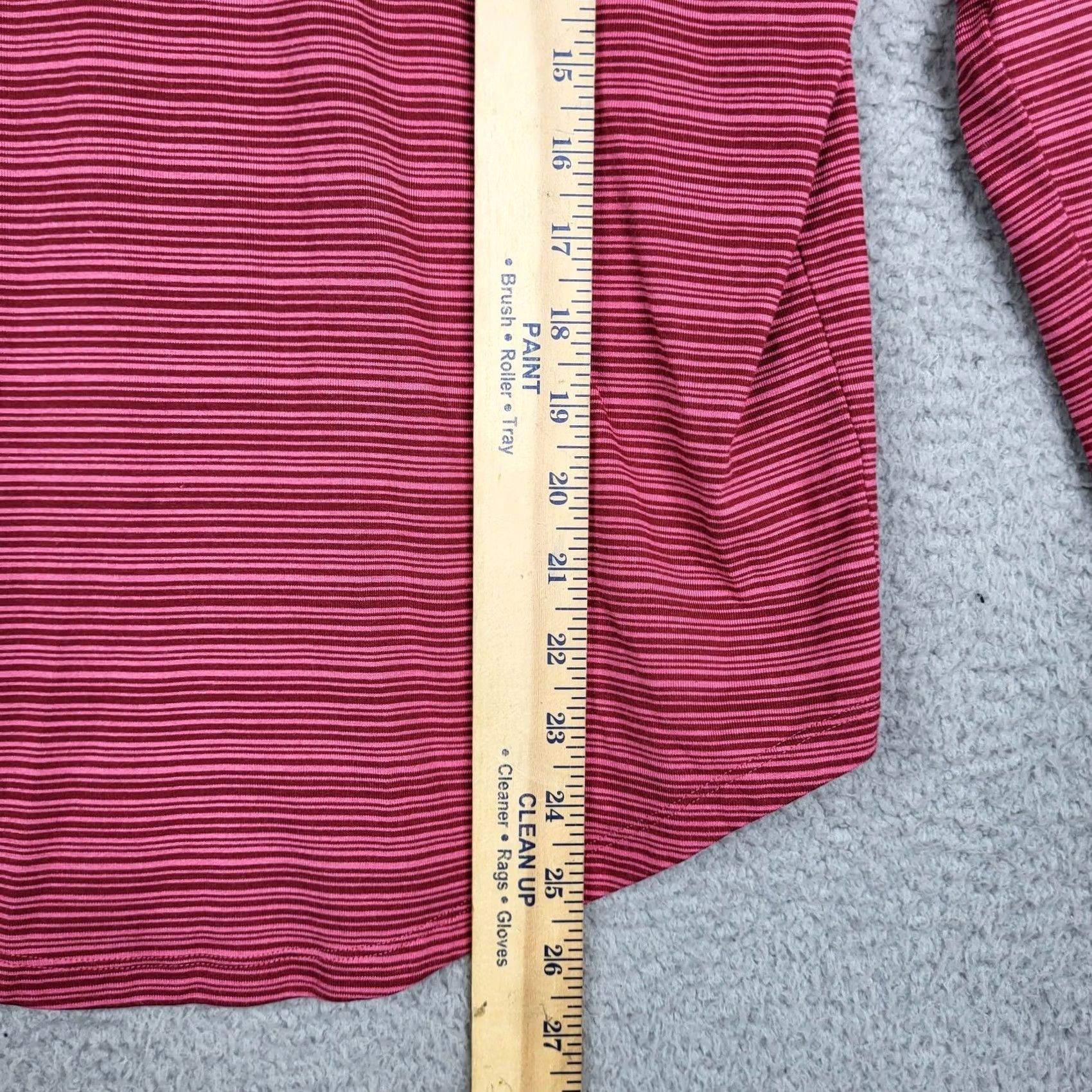 Athleta Athleta Women's V-Neck Long Sleeve Stripes Top S Multicolor Activewear Top Casual Shirt Womens Size S / US 4 / IT 40 - 5 Thumbnail