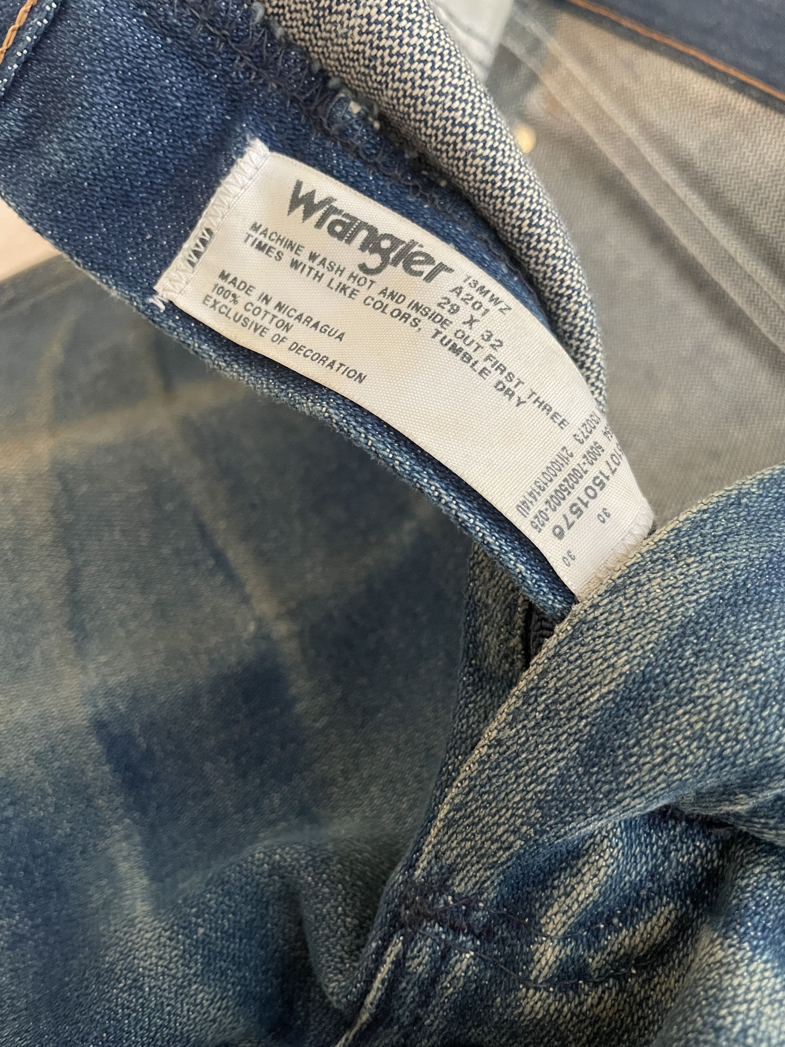 Wrangler Raw Denim Cowboy Cut Jeans Size US 29 - 5 Thumbnail