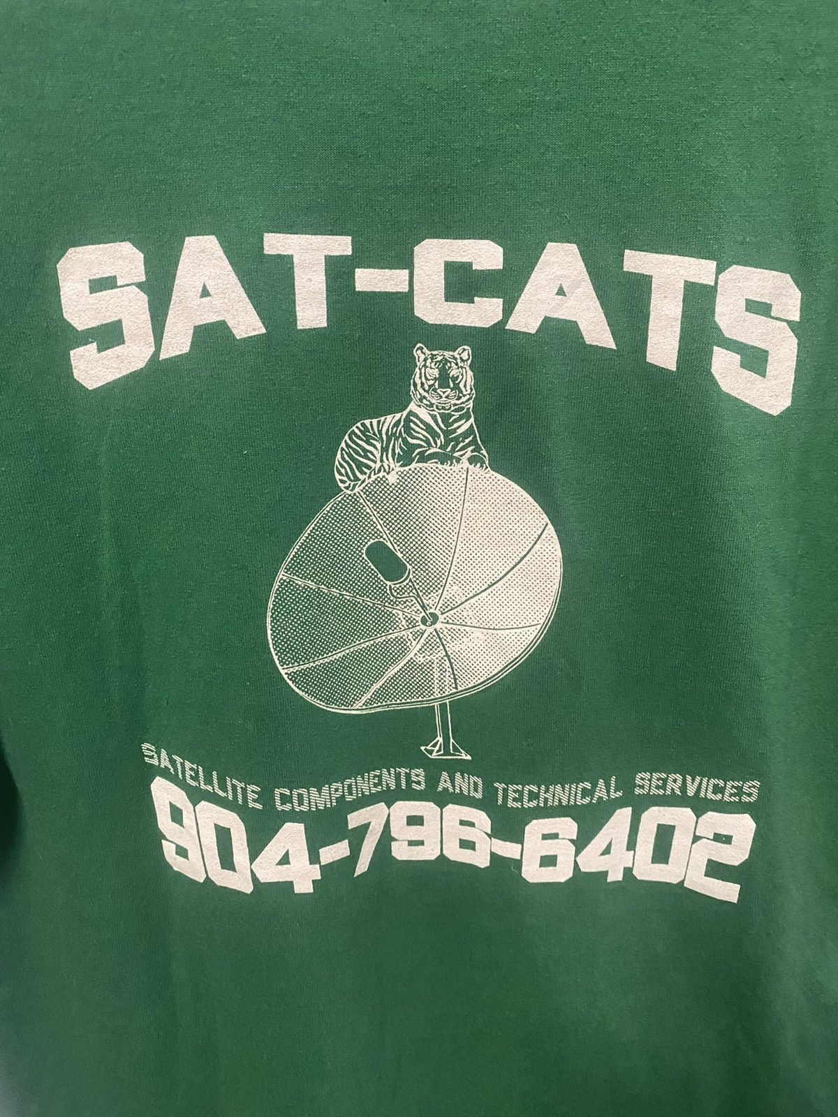 Vintage 1980’s SAT-CATS Satellite Shirt Size US L / EU 52-54 / 3 - 2 Thumbnail