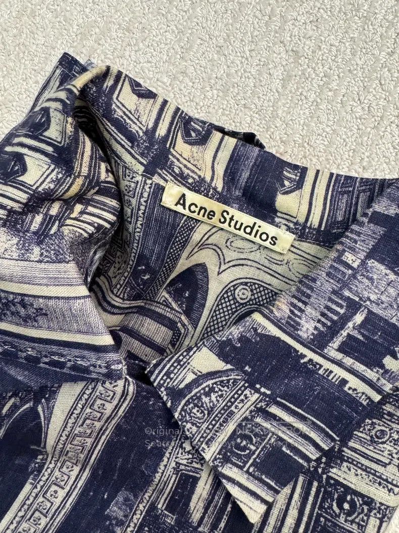 Acne Studios Acne Studios size 32 Painted Architectural Style Shirt, Lin Size US S / EU 44-46 / 1 - 8 Thumbnail