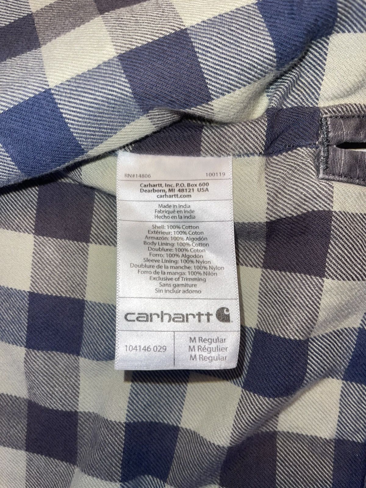 Carhartt Vintage ripstop Carhartt Chore Button up jacket Grey Size US M / EU 48-50 / 2 - 6 Thumbnail