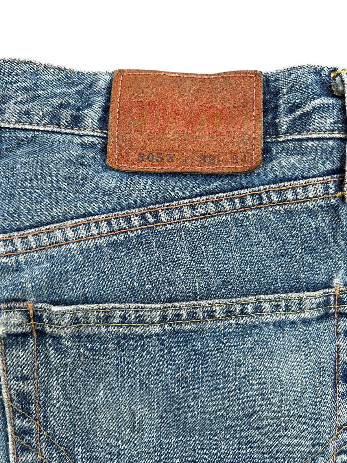 Kapital Vintage Edwin 505X Selvedge Distressed Denim Jeans Size US 32 / EU 48 - 4 Thumbnail