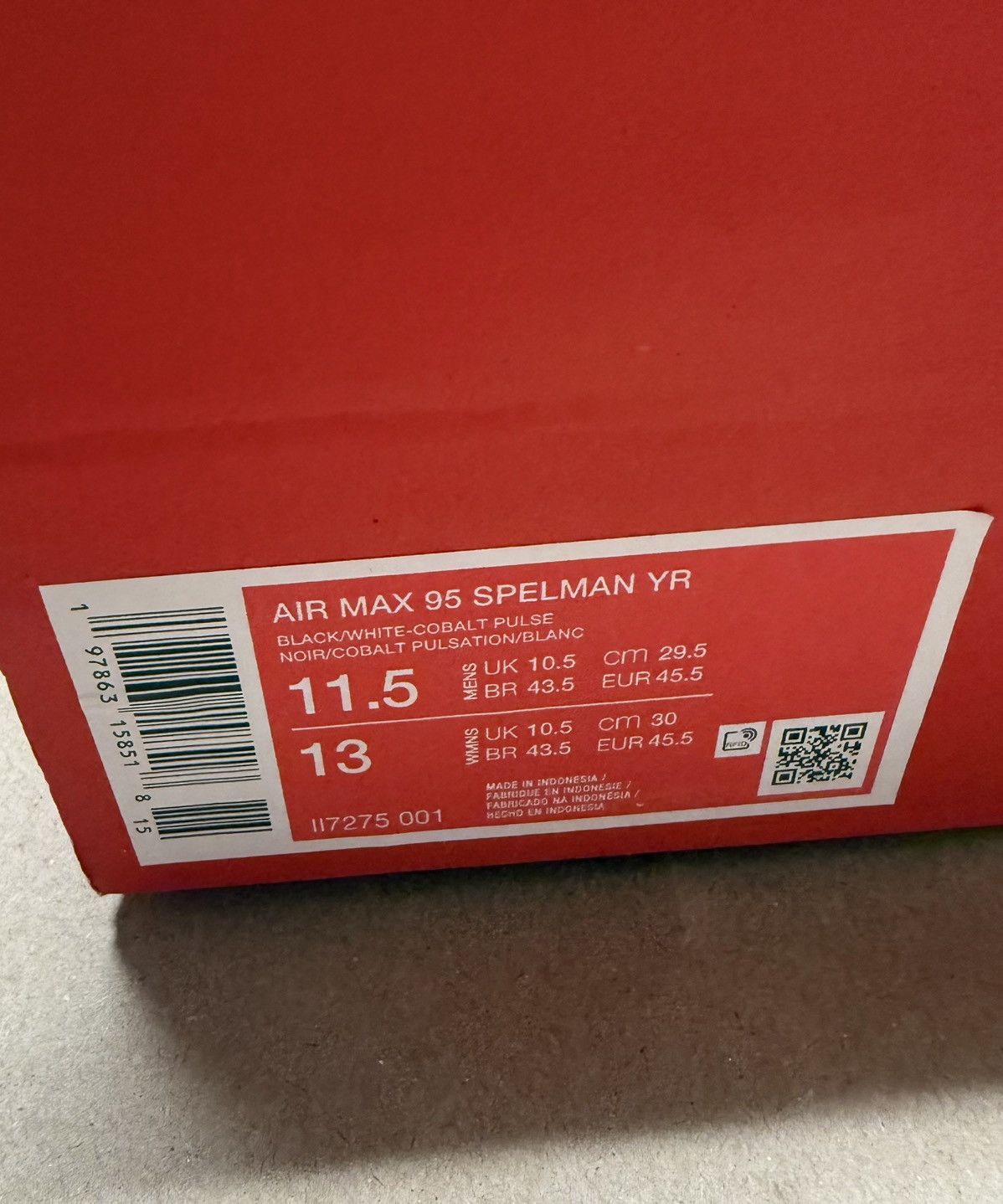 Nike Nike Air Max 95 Yardrunners Pack Spelman 11.5 men’s HBCU NEW Size US 11.5 / EU 44-45 - 6 Thumbnail