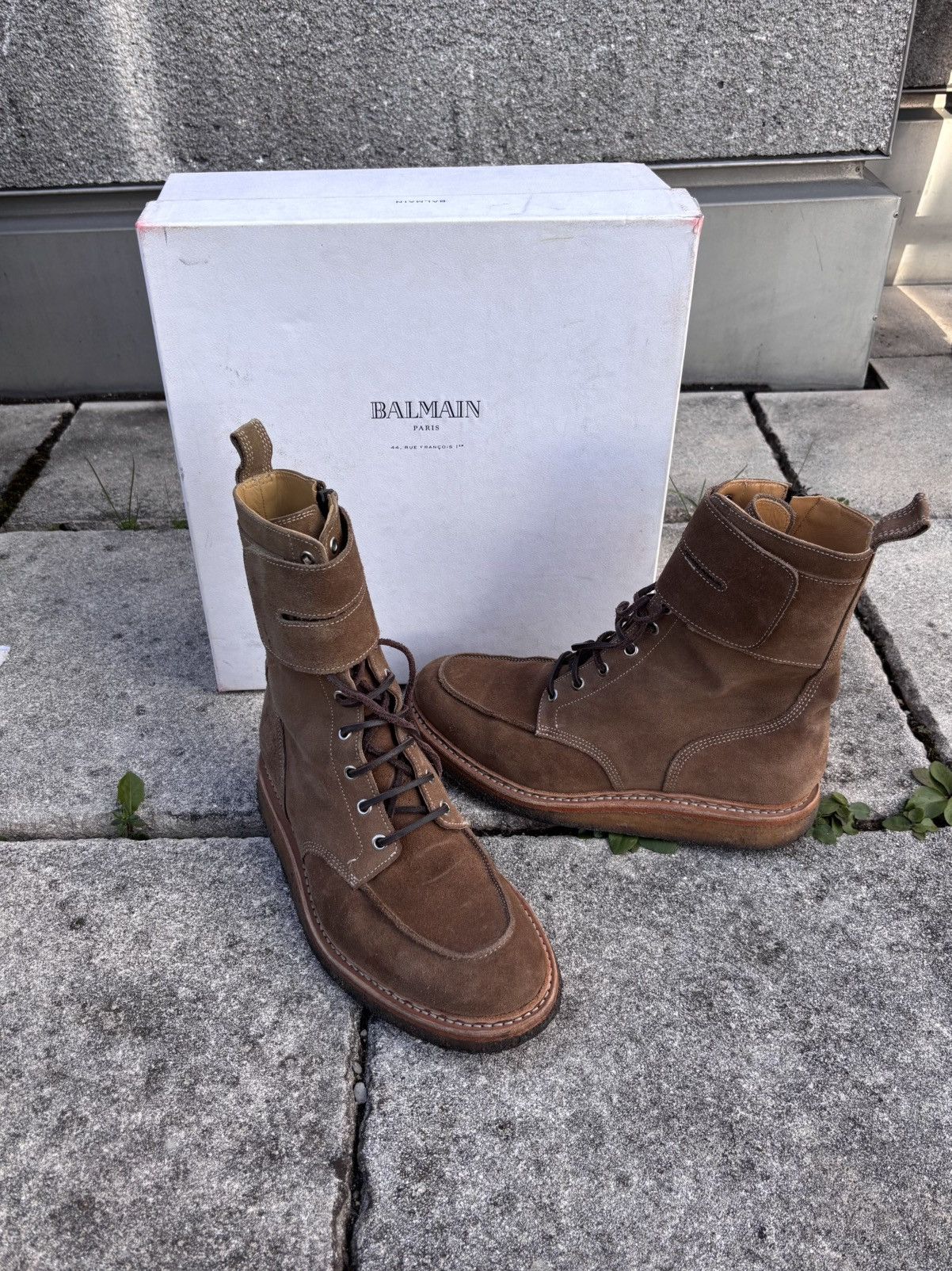 Balmain Balmain AW11 ranger boots christophe decarnin | Grailed
