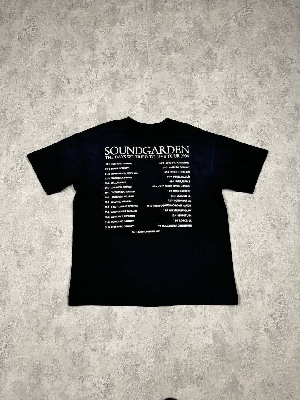 Band Tees Vintage Soundgarden 1994 Tour T-Shirt Size M Size US M / EU 48-50 / 2 - 8 Thumbnail