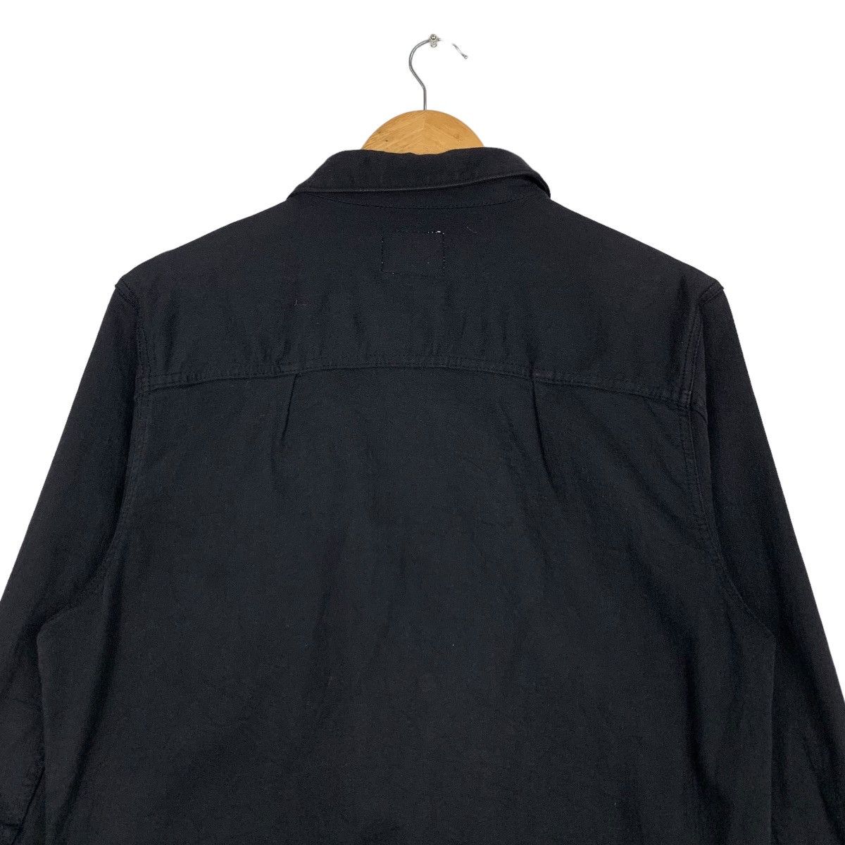 Japanese Brand VICTIM & CO Black Plain Casual Jacket #0958-C42 Size US L / EU 52-54 / 3 - 16 Thumbnail