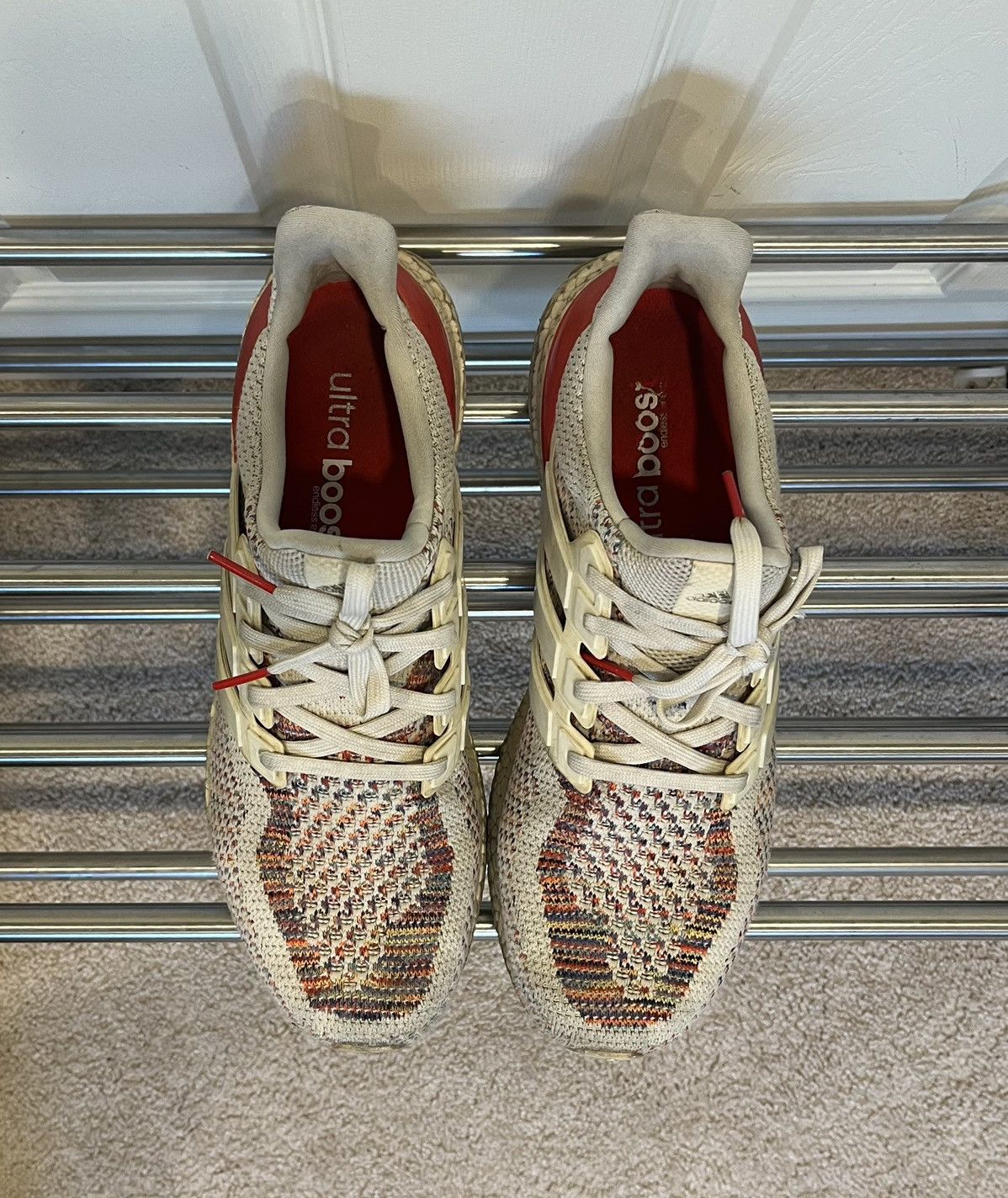 Adidas Ultraboost 2.0 Multicolor White Size US 11 / EU 44 - 4 Thumbnail