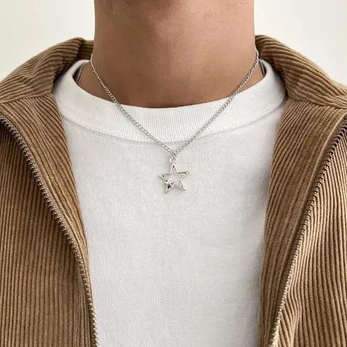 Jewelry Kizuki x Anzai vintage style silver star pendant necklace Size ONE SIZE - 4 Thumbnail