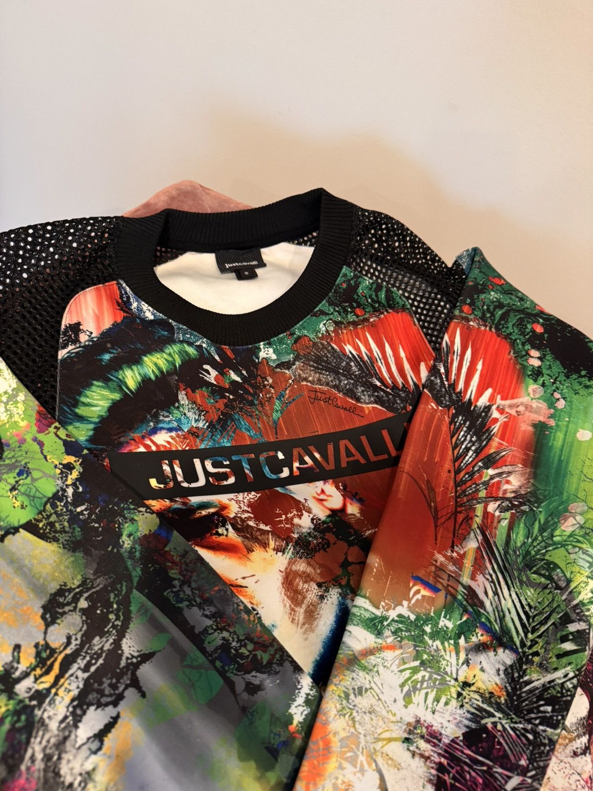 Just Cavalli Just Cavalli Mesh Long Sleeve Shirt Size US S / EU 44-46 / 1 - 1 Thumbnail