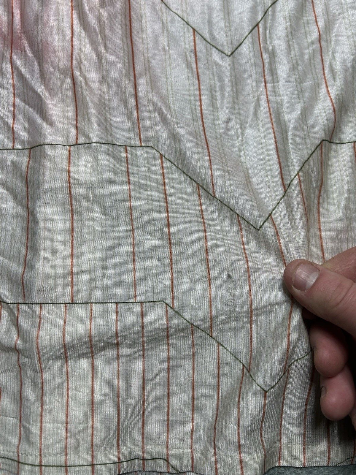 Vintage Vtg 70s button shirt abstract dagger collar distress medium Size US M / EU 48-50 / 2 - 9 Thumbnail