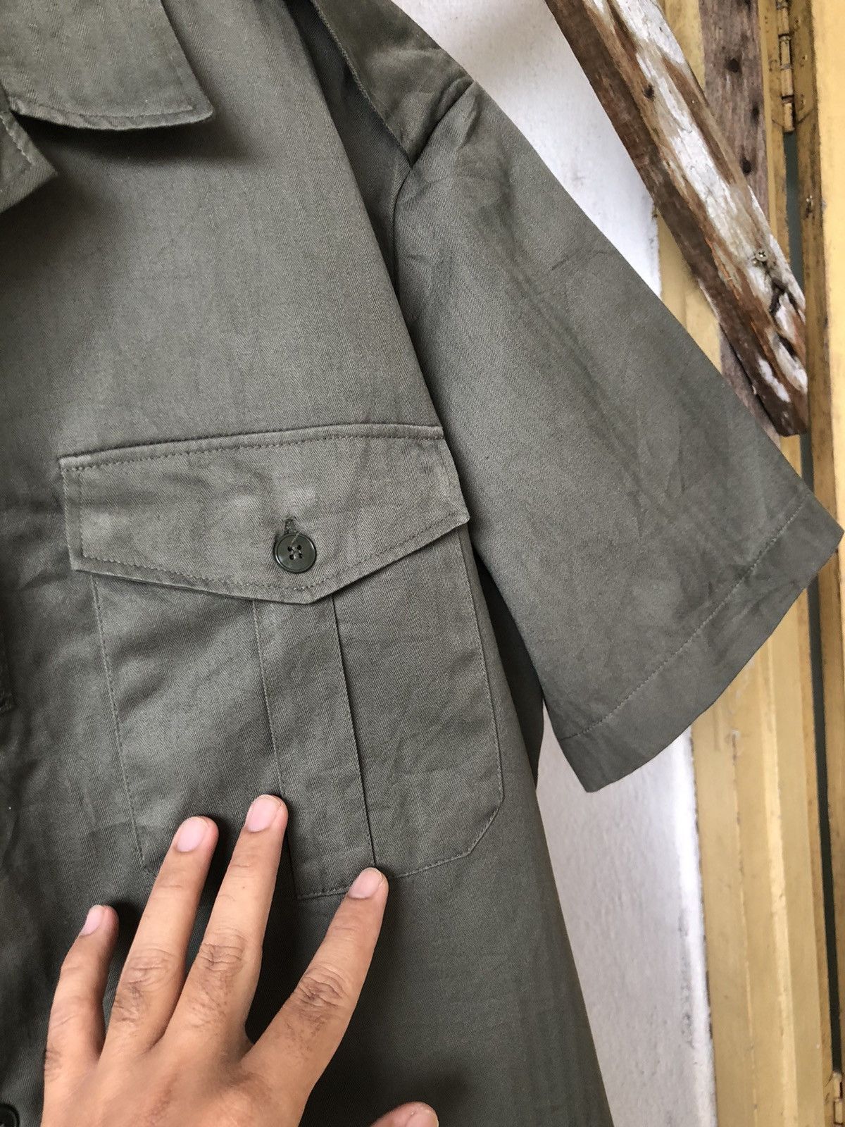 Vintage Vintage Y2K France Army Button Up Shirt Size US XXL / EU 58 / 5 - 12 Thumbnail