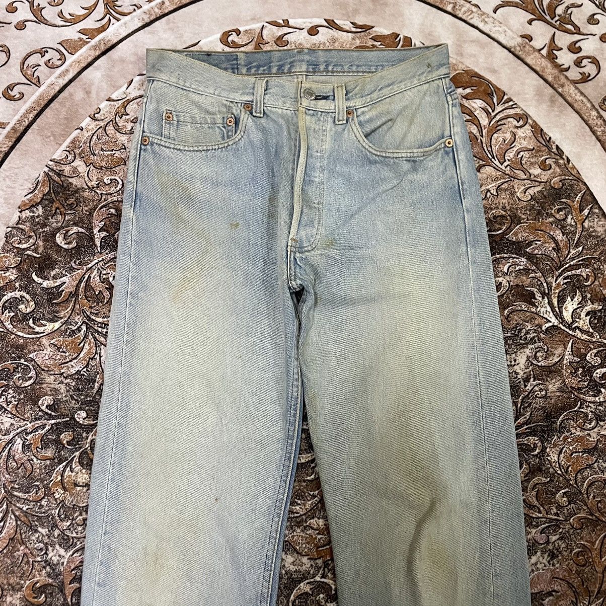 Levi's Vintage Clothing 🔥Vintage Levis 501 Stoned Washed Distress Dirty Denim Jeans Size US 31 - 2 Thumbnail