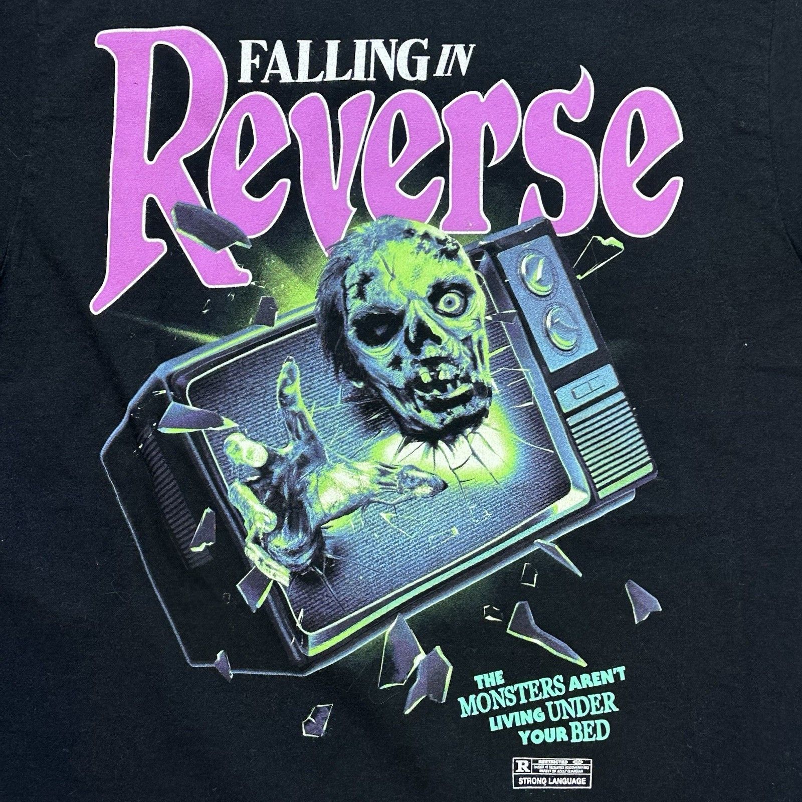 Band Tees FALLING IN REVERSE Band T-Shirt Zombified Graphic Print Med Size US M / EU 48-50 / 2 - 6 Thumbnail