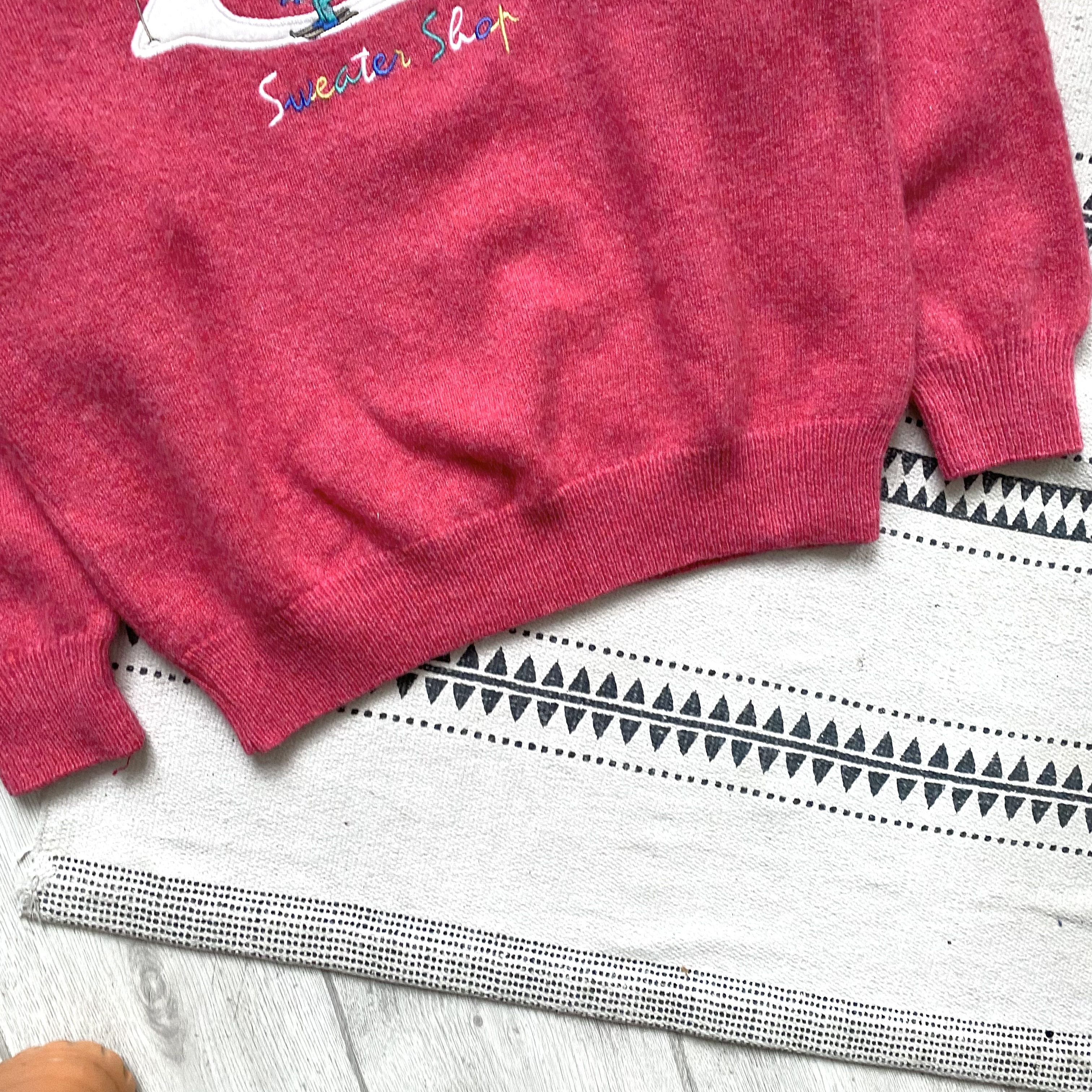 Golf Wang ⛷️ Vintage 80s Ski Logo Knit Wool Cozy Sweater Knitwear Size US M / EU 48-50 / 2 - 3 Thumbnail