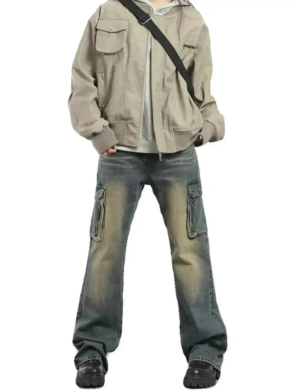 Rare 2000’s NCFM 3D Multi-Pocket Flare Rare 2000's NCFM 3D Multi-Pocket Flare Flare Low-Rise Jean