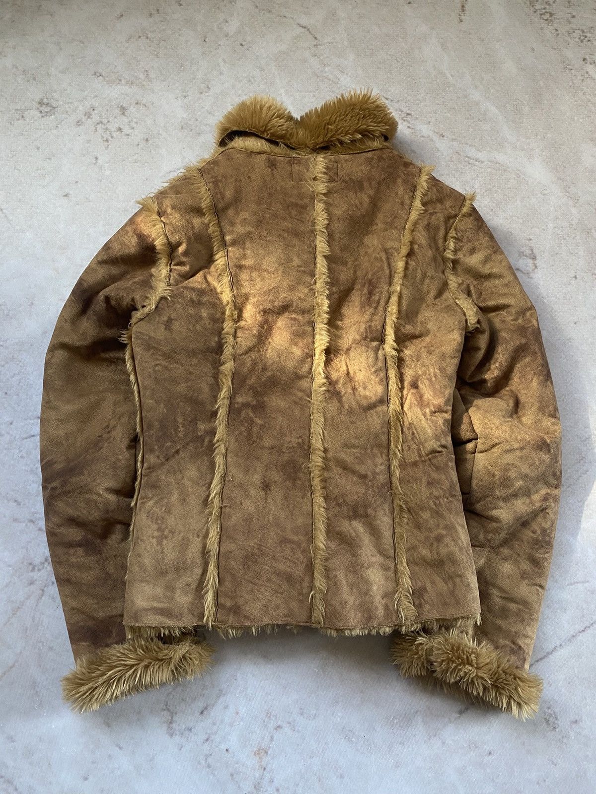 If Six Was Nine × Japanese Brand Vintage Avant Garde Faux Fur Jacket Y2k Rare Size M / US 6-8 / IT 42-44 - 5 Thumbnail