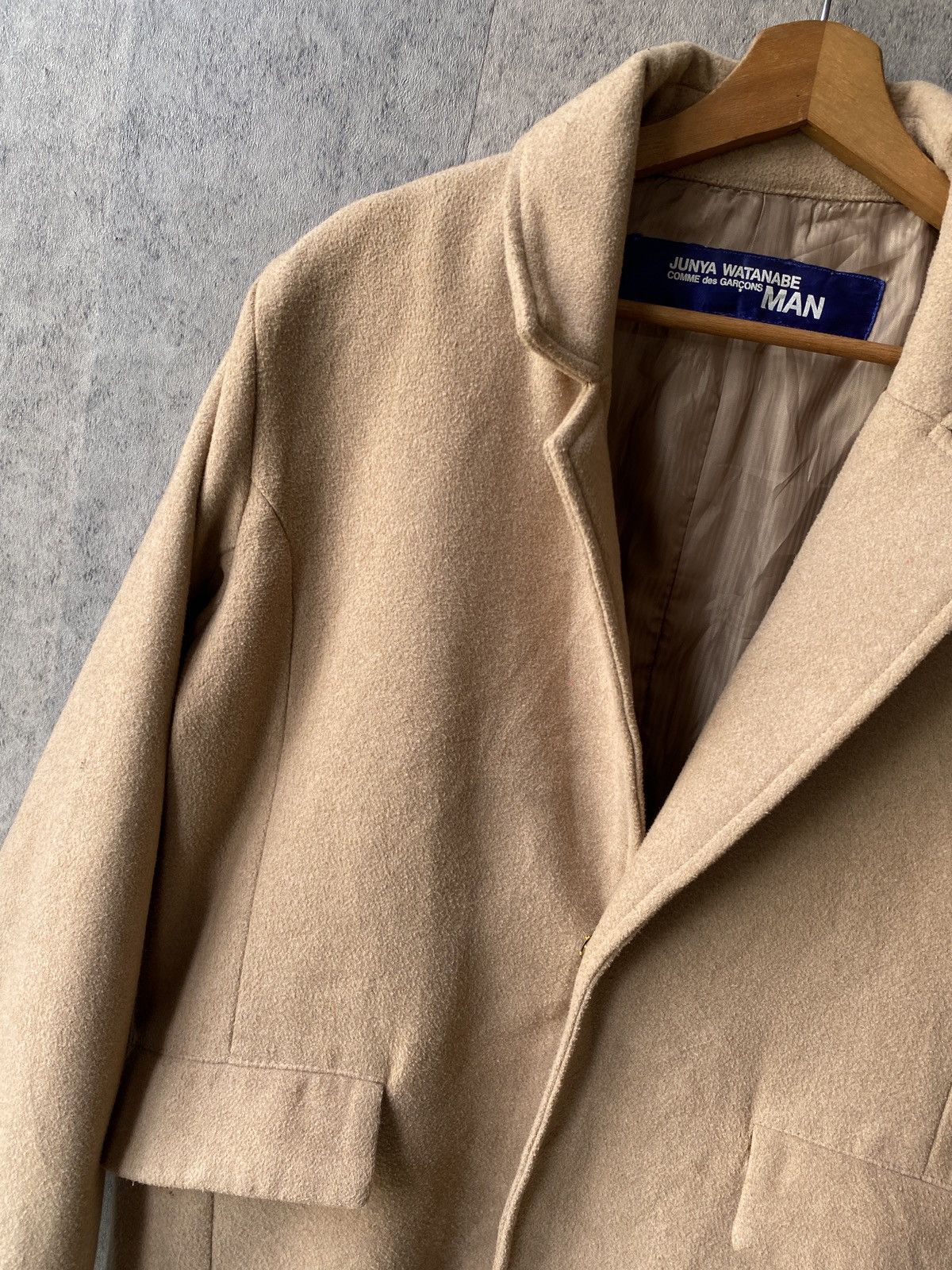 Comme des Garcons AD2001 Junya Watanabe Comme Des Garcons Wool Long Coat Size US M / EU 48-50 / 2 - 4 Thumbnail