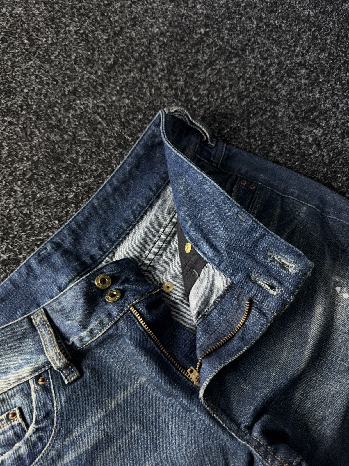 Diesel Vintage 00s Luxury Distressed Diesel Flared Denim pants Size 31" - 7 Thumbnail