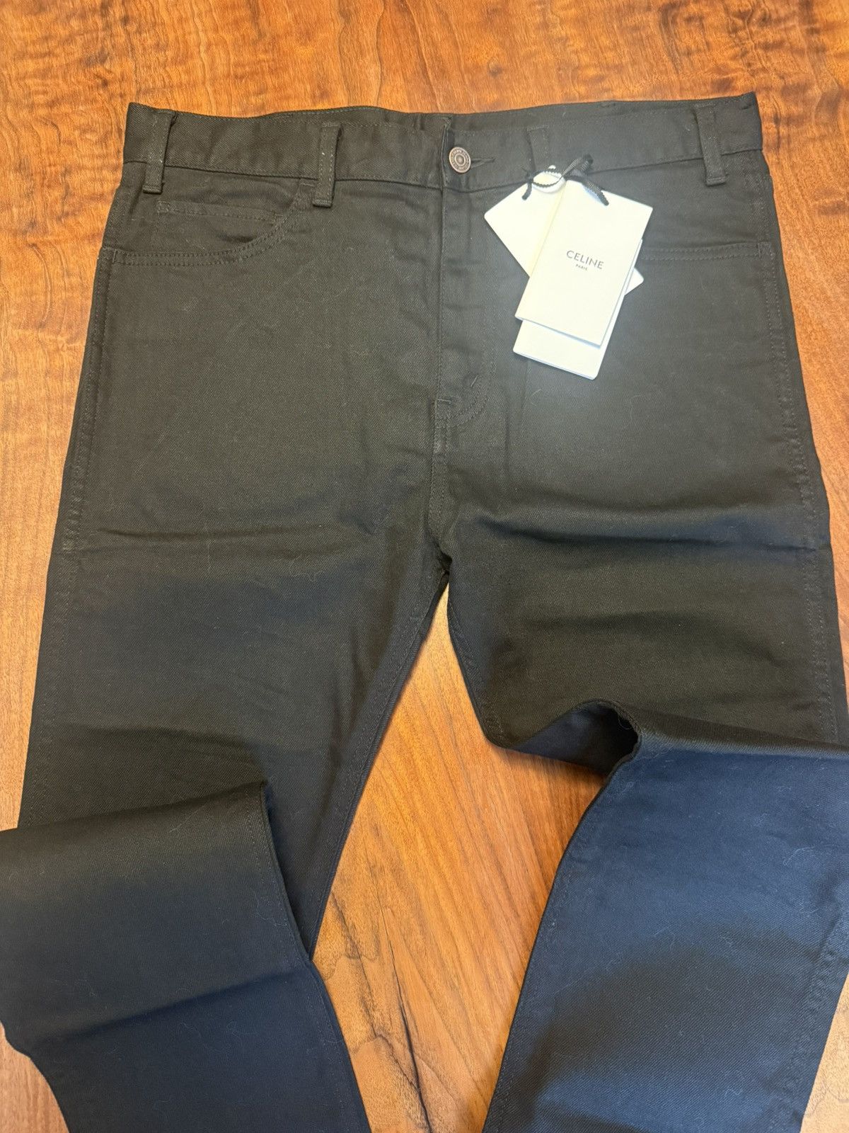Celine Guaranteed authentic and new Celine skinny jeans in black Size US 32 / EU 48 - 1 Thumbnail