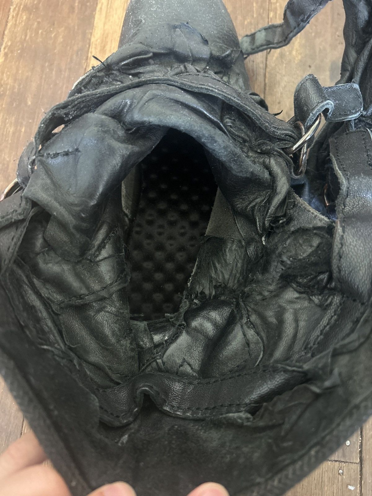 Yasuyuki Ishii Yasuyuki ishii leather apocalypse sneaker Size US 8.5 / EU 41-42 - 6 Thumbnail