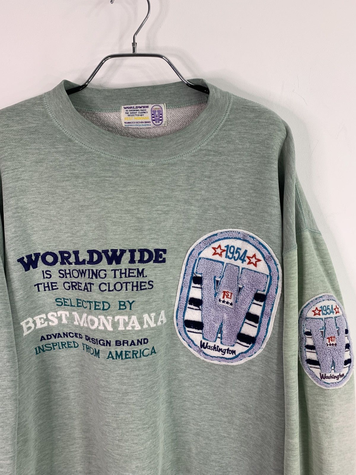 Other × Vintage Vintage Worldwide Best Montana 1954 Sweatshirt XL Size Size US XL / EU 56 / 4 - 3 Thumbnail