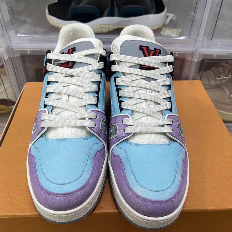 Louis Vuitton Louis Vuitton Trainer Low-Top Sneakers for Women -2505 Size US 9.5 / IT 39.5 - 2 Thumbnail